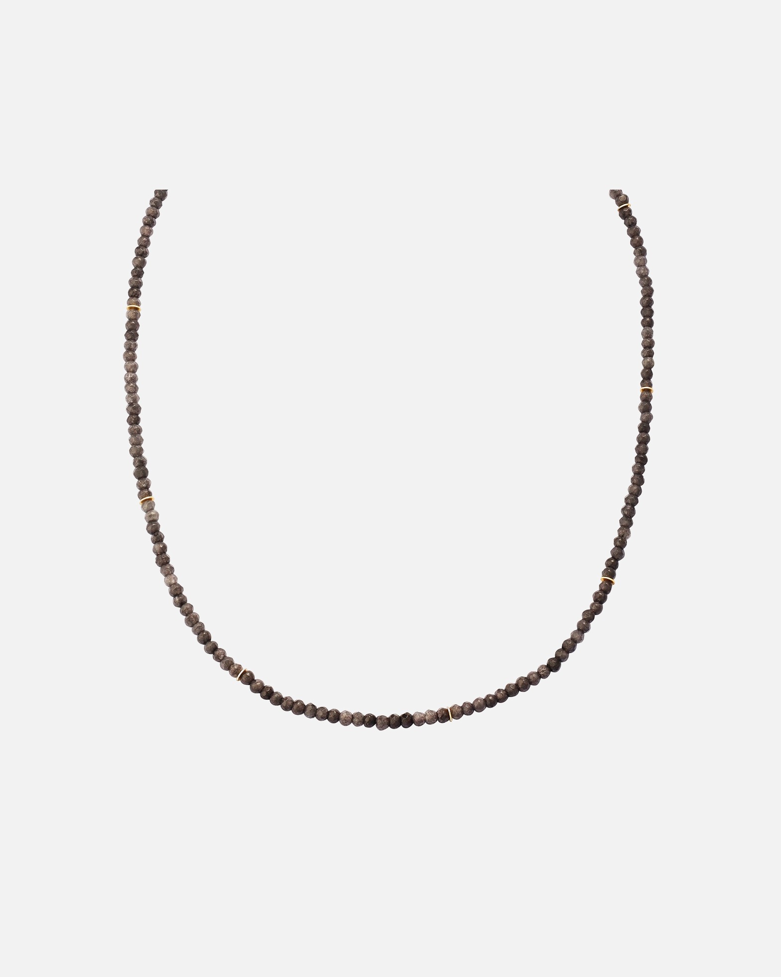 Halskette für Weiblich Halskette aus Sterling Silber in gelbgold mit Chalcedon 40,0 cm Basiskette + 5,0 cm Verlängerung