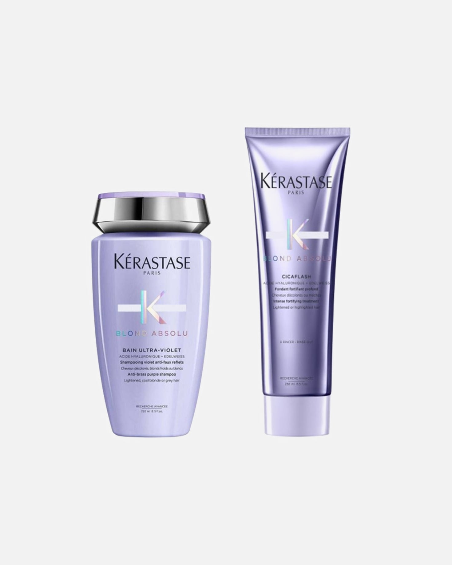 Haarpflegeset für Weiblich Kérastase Blond Absolu UV Duo (Bain Ultra-Violet / Cicaflash) 1 Stück