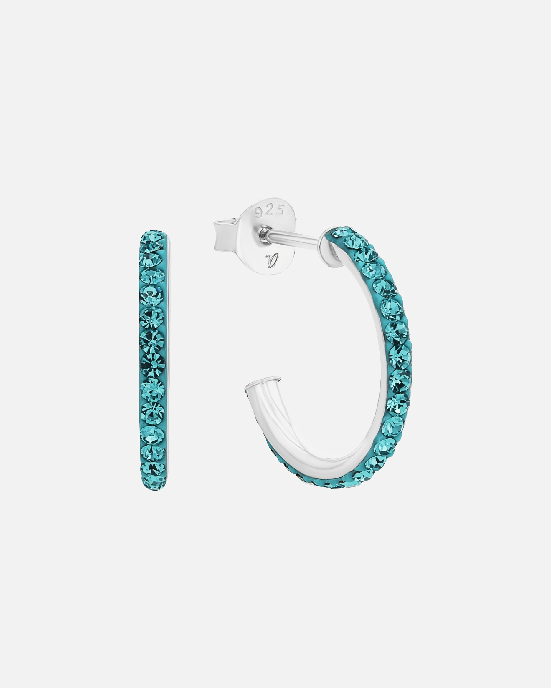 Ohrringe für Weiblich Creolen Grün