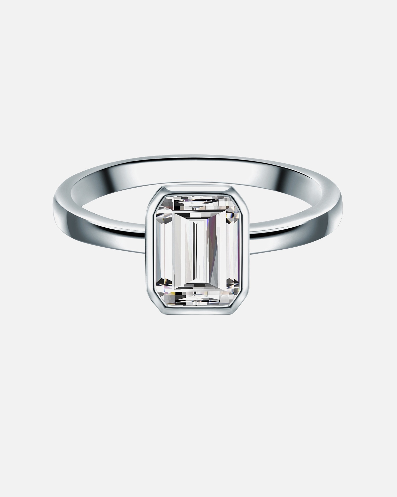 Ring für Weiblich Trilani Ring Sterling Silber Zirkonia in Silber 56