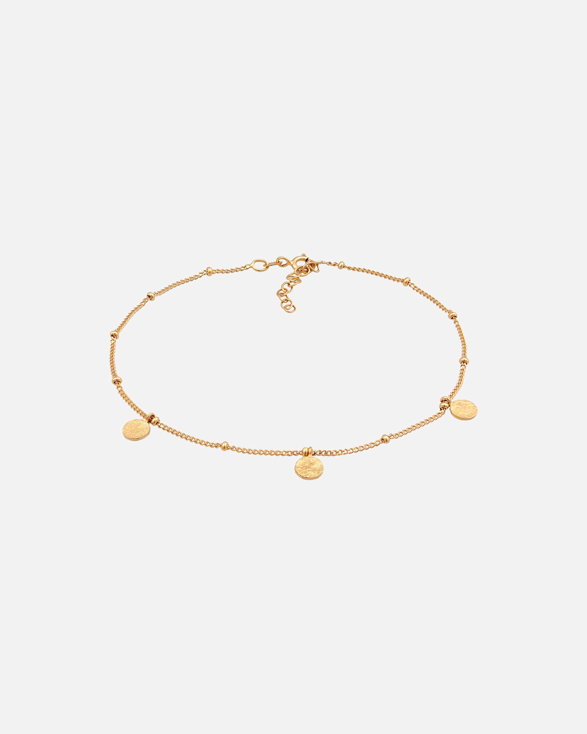 Schmuck für Weiblich Elli Kugelkette Plättchen 925 Silber 1 Stück