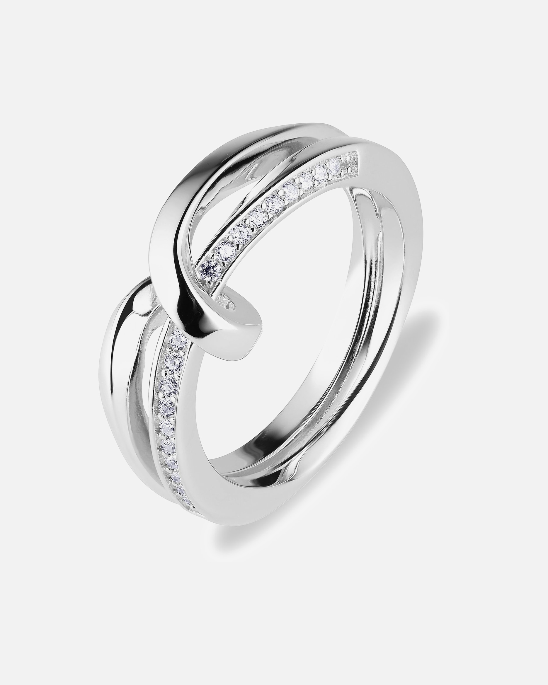 Ring für Weiblich Jette Damenring 925er Silber, recycelt 51