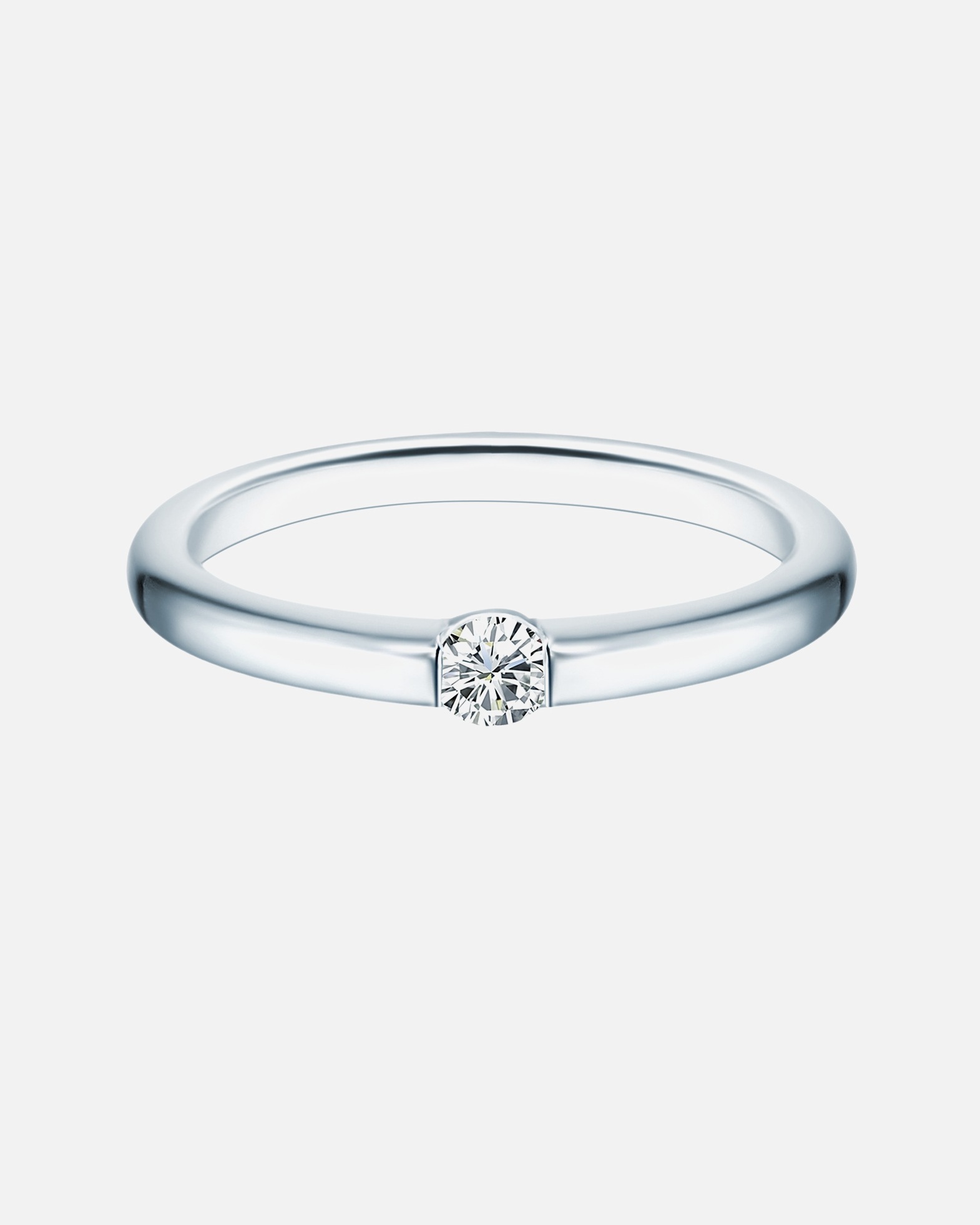 Ring für Weiblich Trilani Ring Sterling Silber Zirkonia in Silber 50