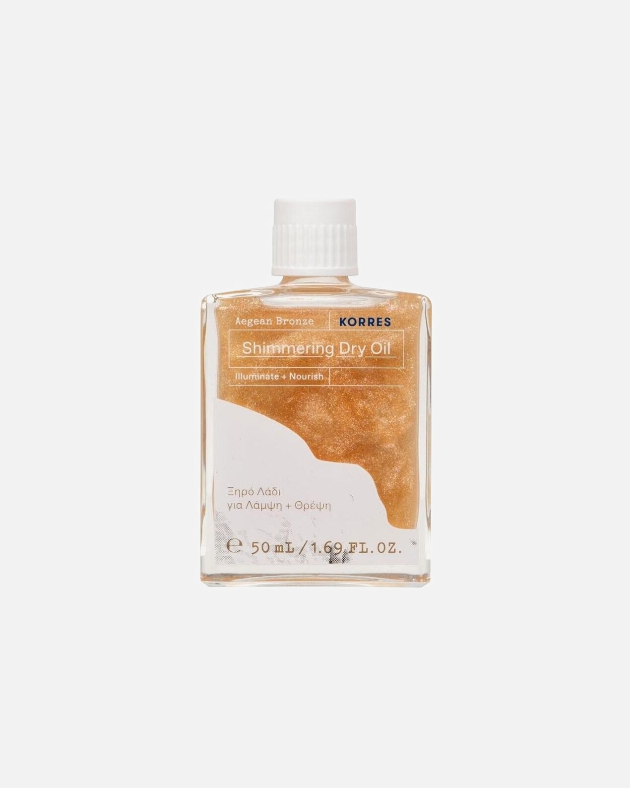 Körperöl für Weiblich KORRES AEGEAN BRONZE Schimmerndes Trockenöl 50 ml