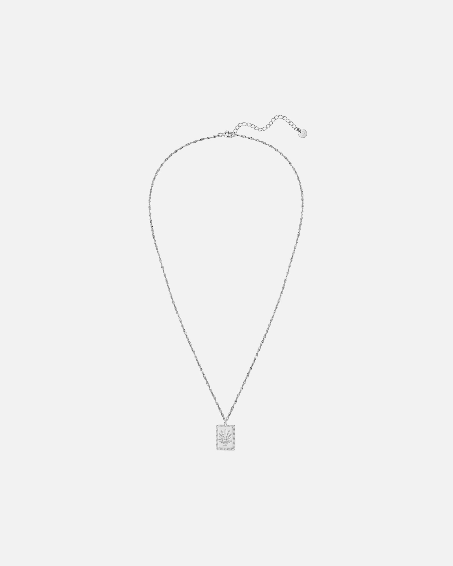 Halskette für Weiblich Glanzstücke München Halskette Sonnenuntergang aus Sterling Silber in silber 40,0 cm Basiskette + 5,0 cm Verlängerung