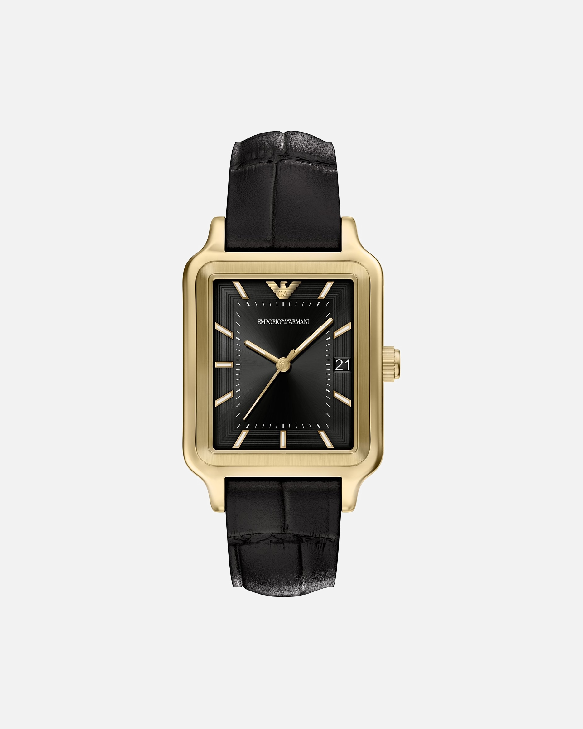 Uhr für Männlich Emporio Armani Herrenuhr Edelstahl gold