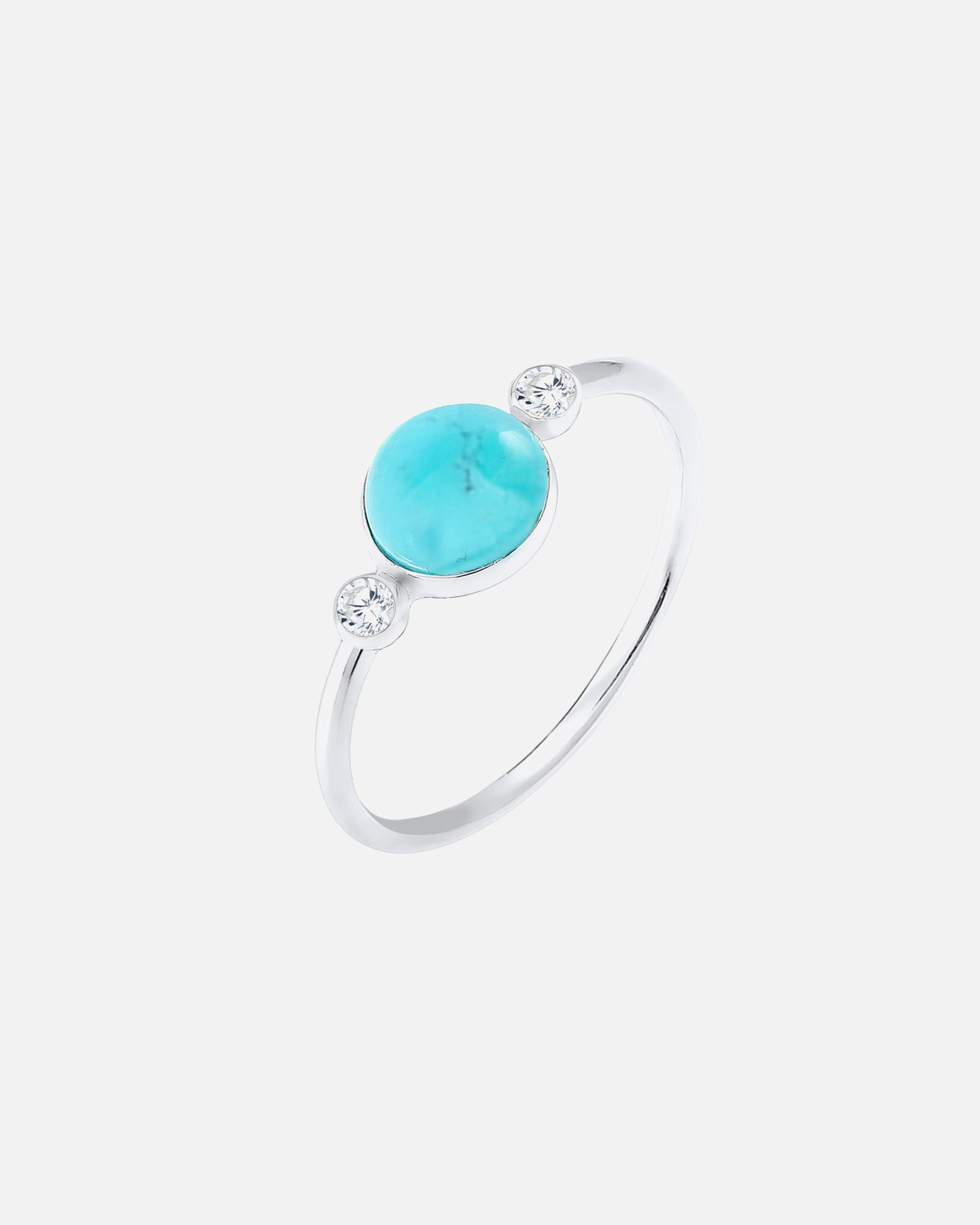 Ring für Weiblich Elli Elli Ring Gipsy Trend Blogger Zirkonia Howlith 925 Silber 54