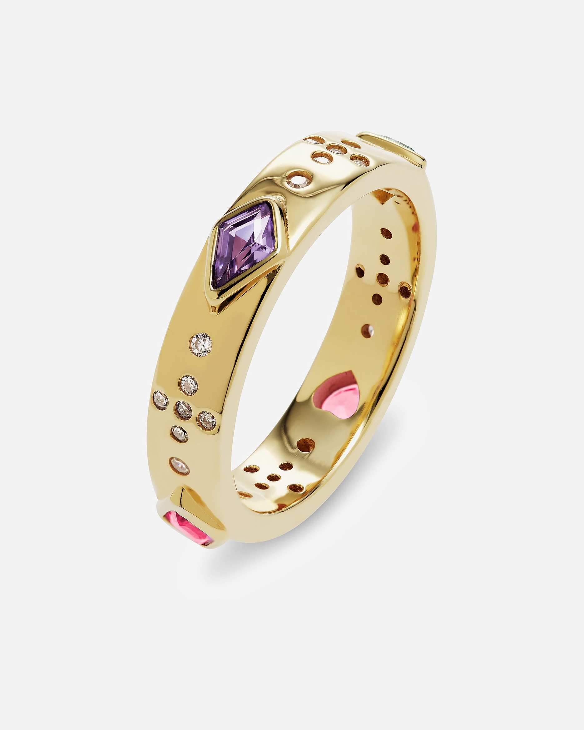 Ring für Weiblich Jette Damenring 925er Silber, recycelt 51