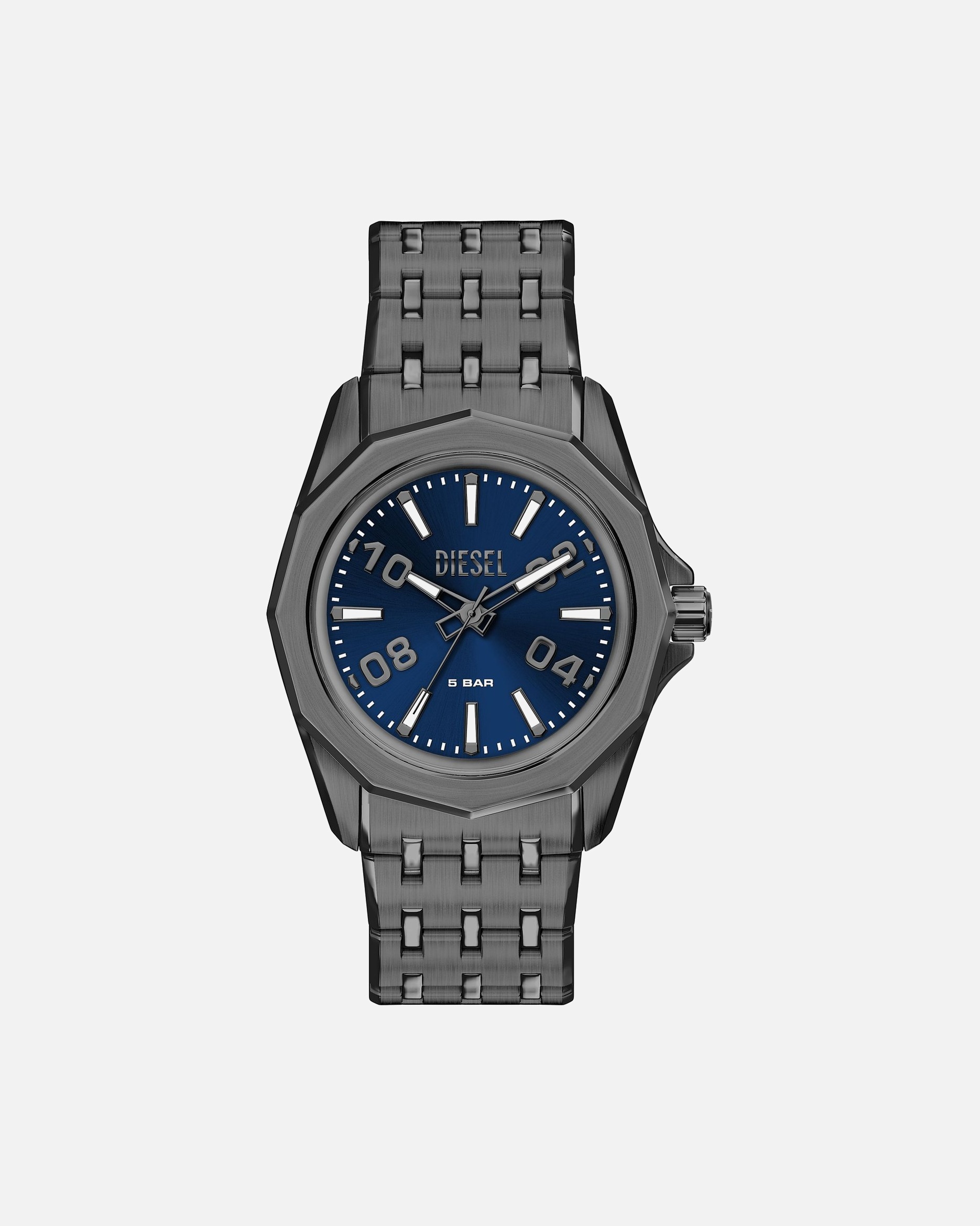 Uhr für Männlich Diesel Herrenuhr Edelstahl blau