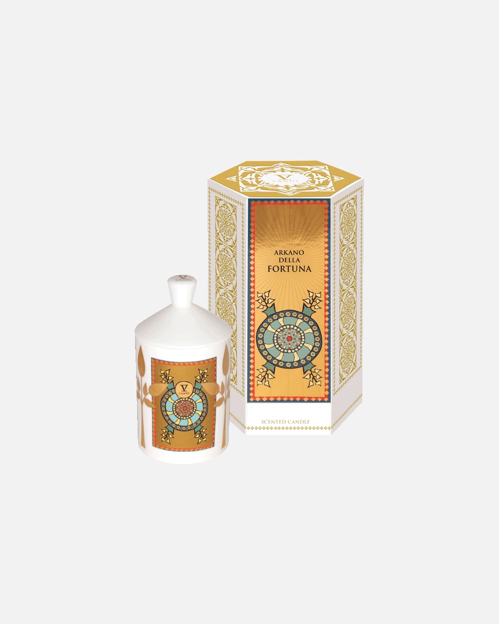 Kerze für Unisex V CANTO Arkano della Fortuna Ceramic Candle 330 g