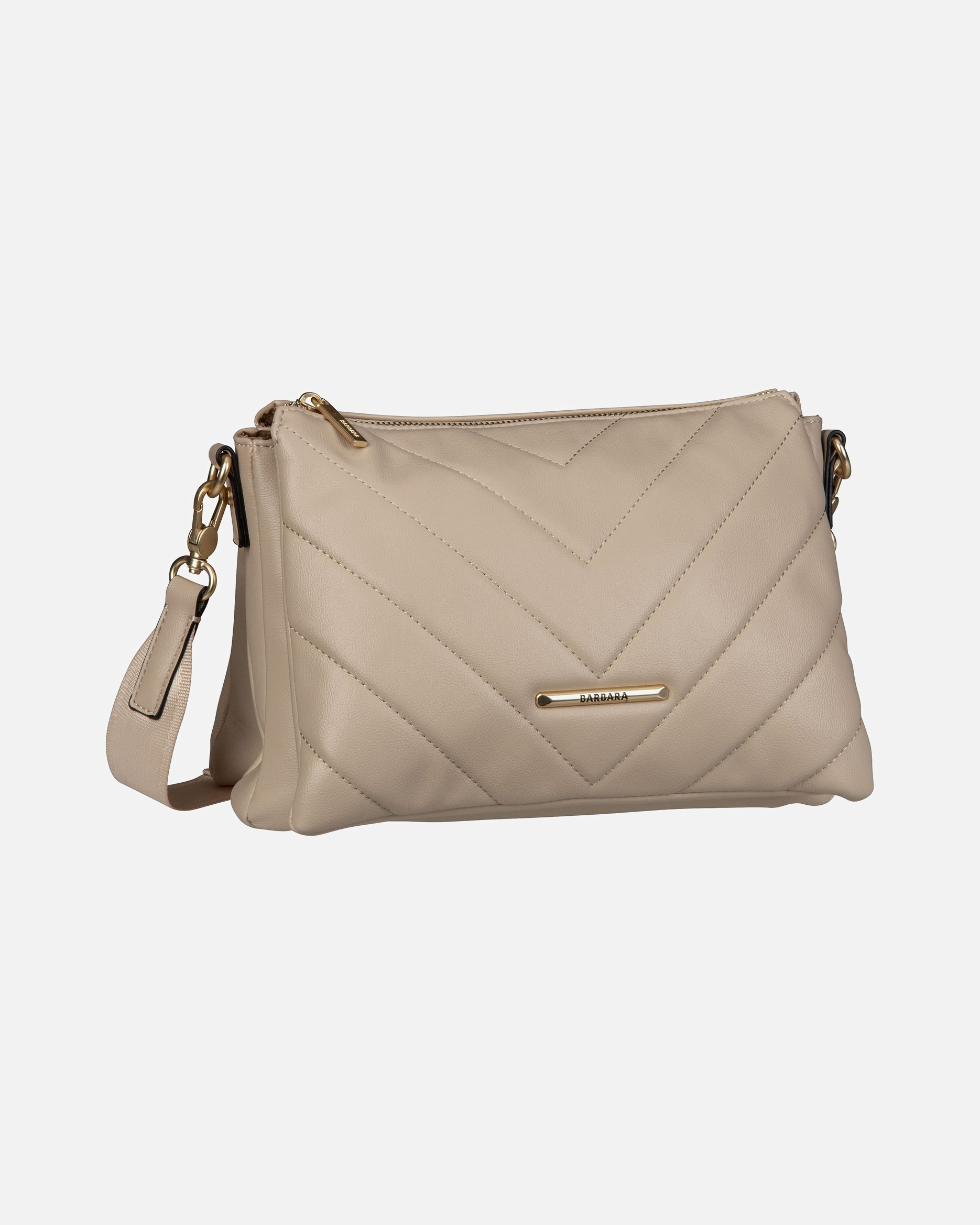 Rucksack für Weiblich Travelite Bodybag Barbara Cozy CB Trio sand