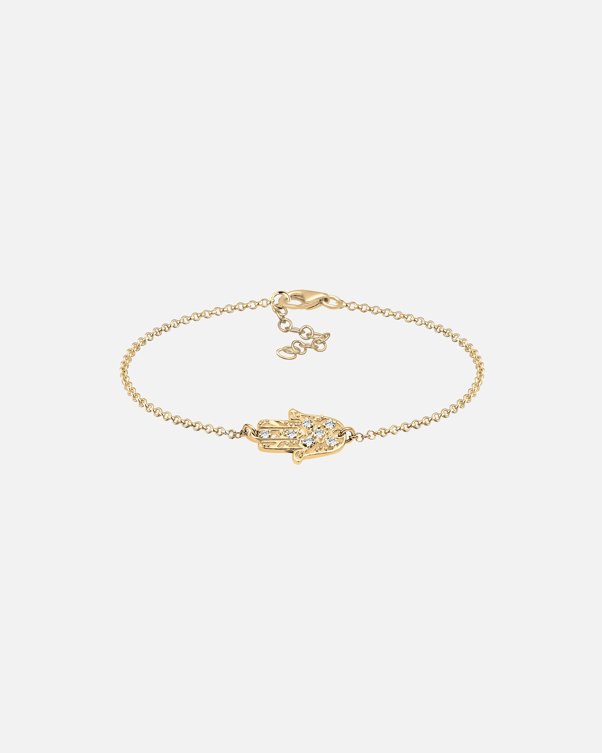 Armband für Weiblich Elli Hamsa Hand der Fatima 925 Silber, mit Kristallen von Swarovski® 1 Stück