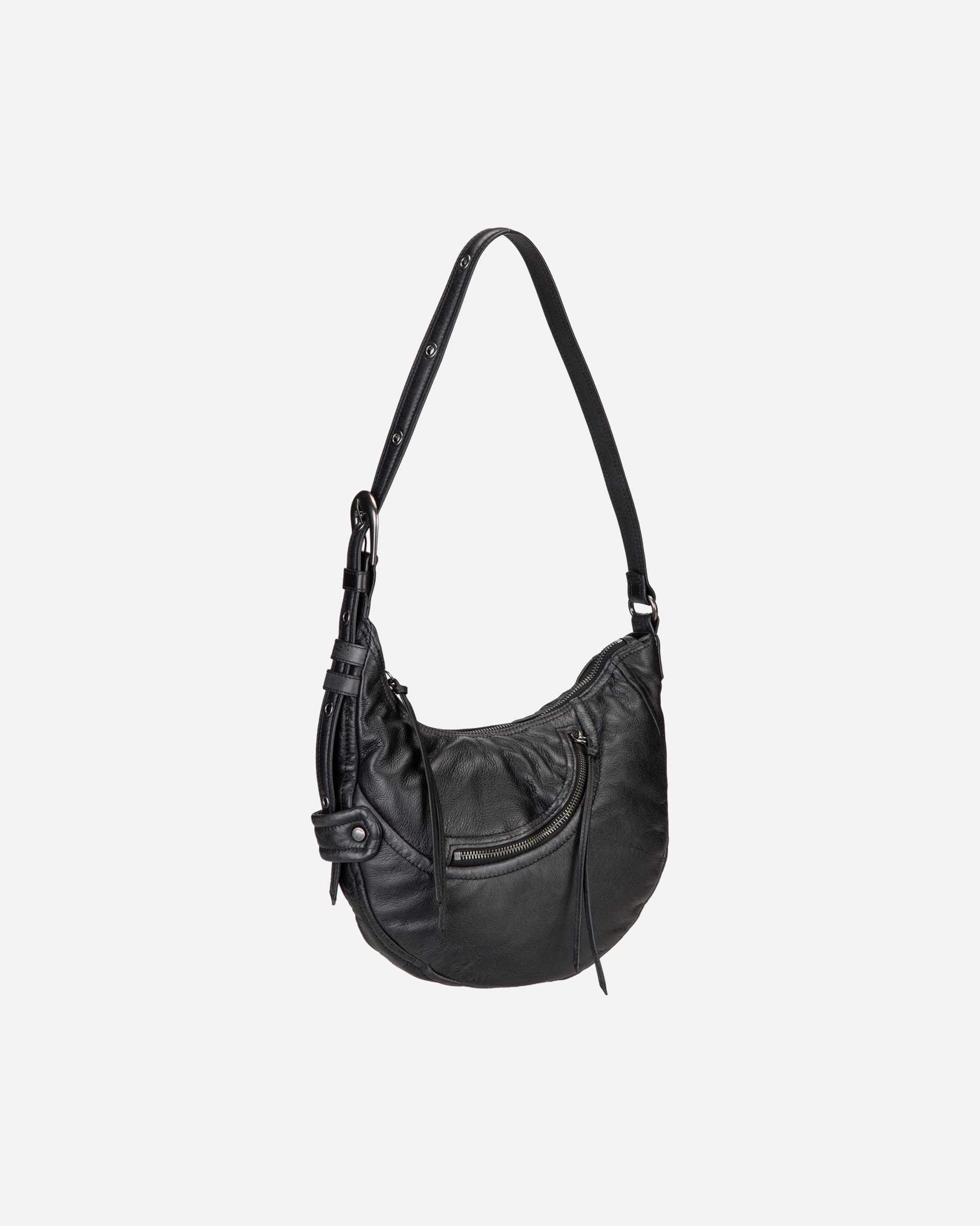 Handtasche für Weiblich Liebeskind Handtasche Luna Hobo S 3D Leather Black