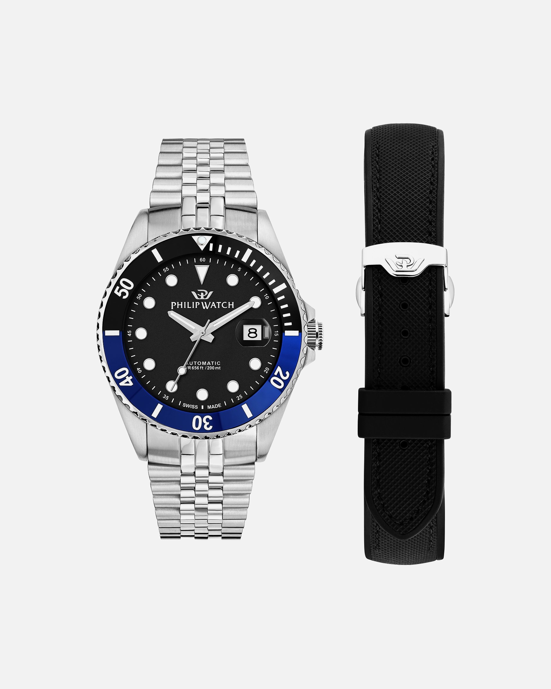 Uhr für Männlich Uhren-Set inkl. Wechselarmband Edelstahl One Size