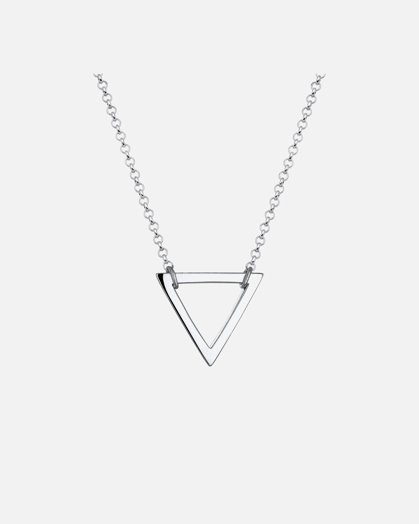 Halskette für Weiblich Elli Dreieck Geo Minimal 925 Sterling Silber 1 Stück