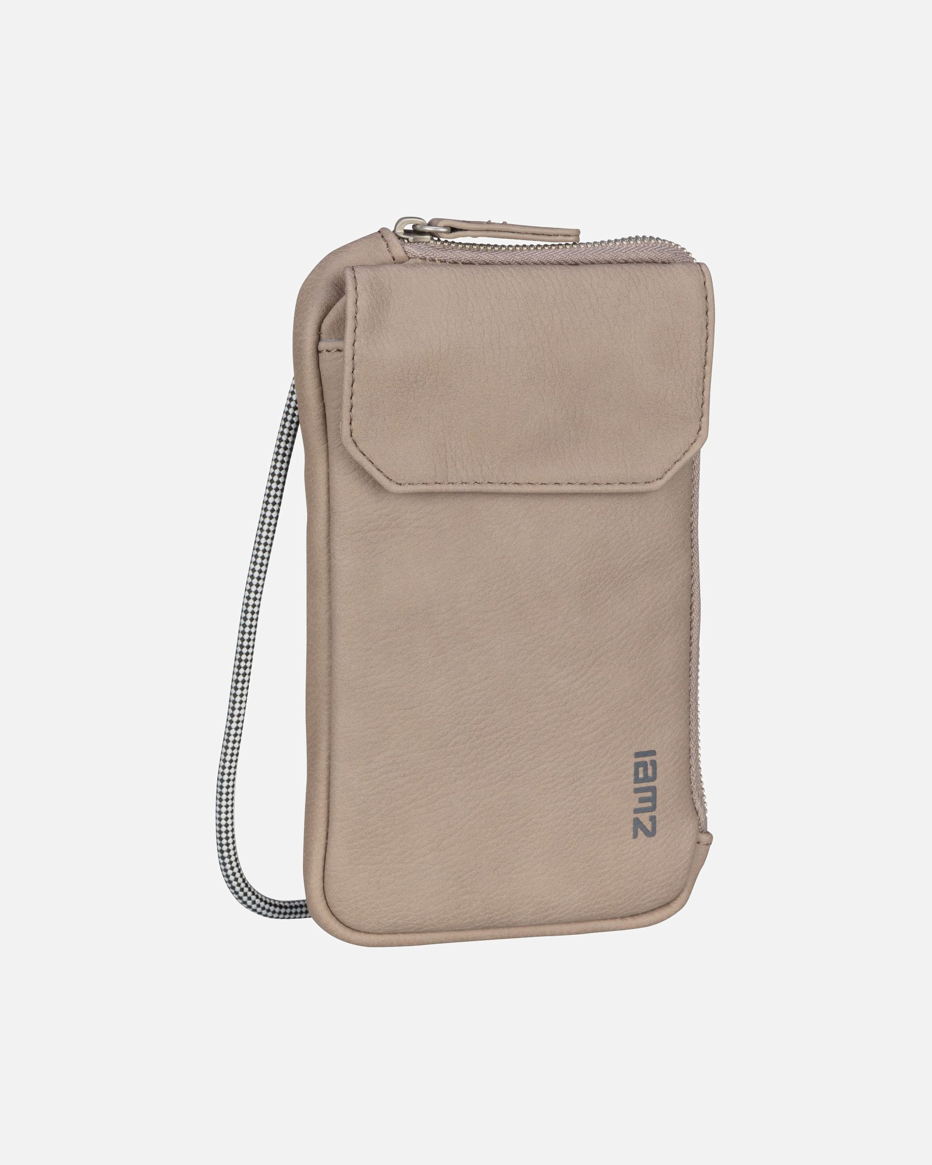 Umhängetasche für Weiblich ZWEI Handytasche Mademoiselle Phone Bag MP30 Cappuccino