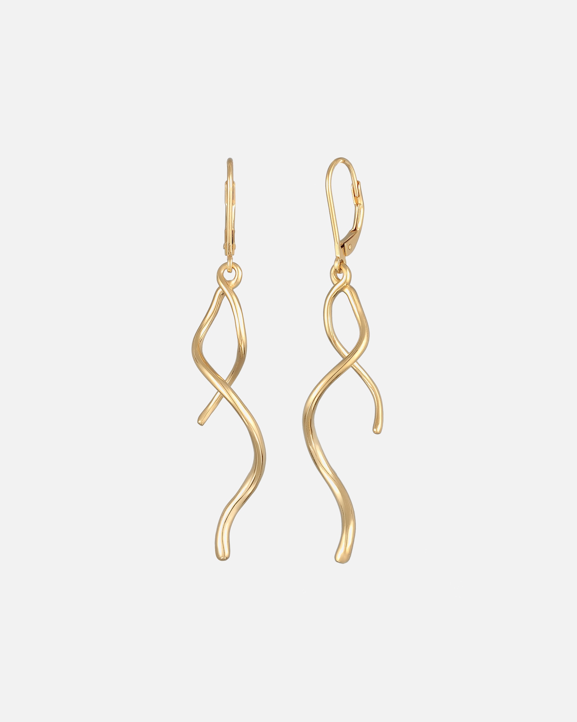 Ohrringe für Weiblich Elli Spirale Welle Quaste Ohrhänger 925 Silber 1 Stück