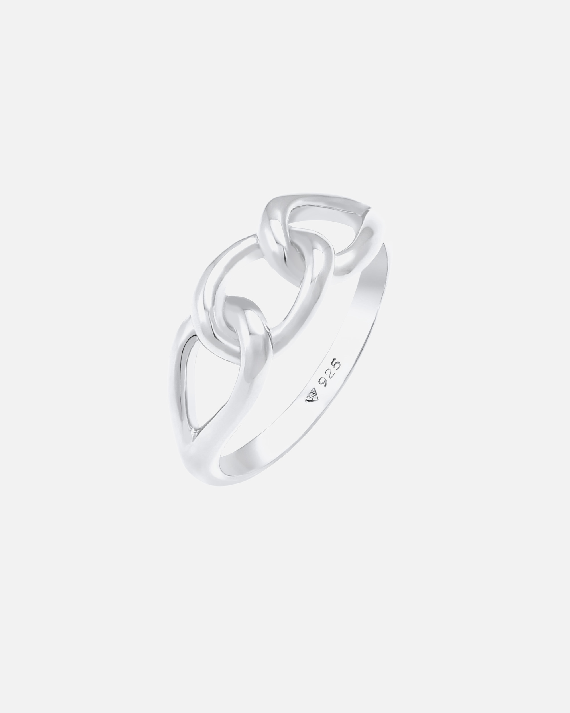 Ring für Weiblich Elli Elli Ring Knoten Symbol Chain Look 925 Silber 52