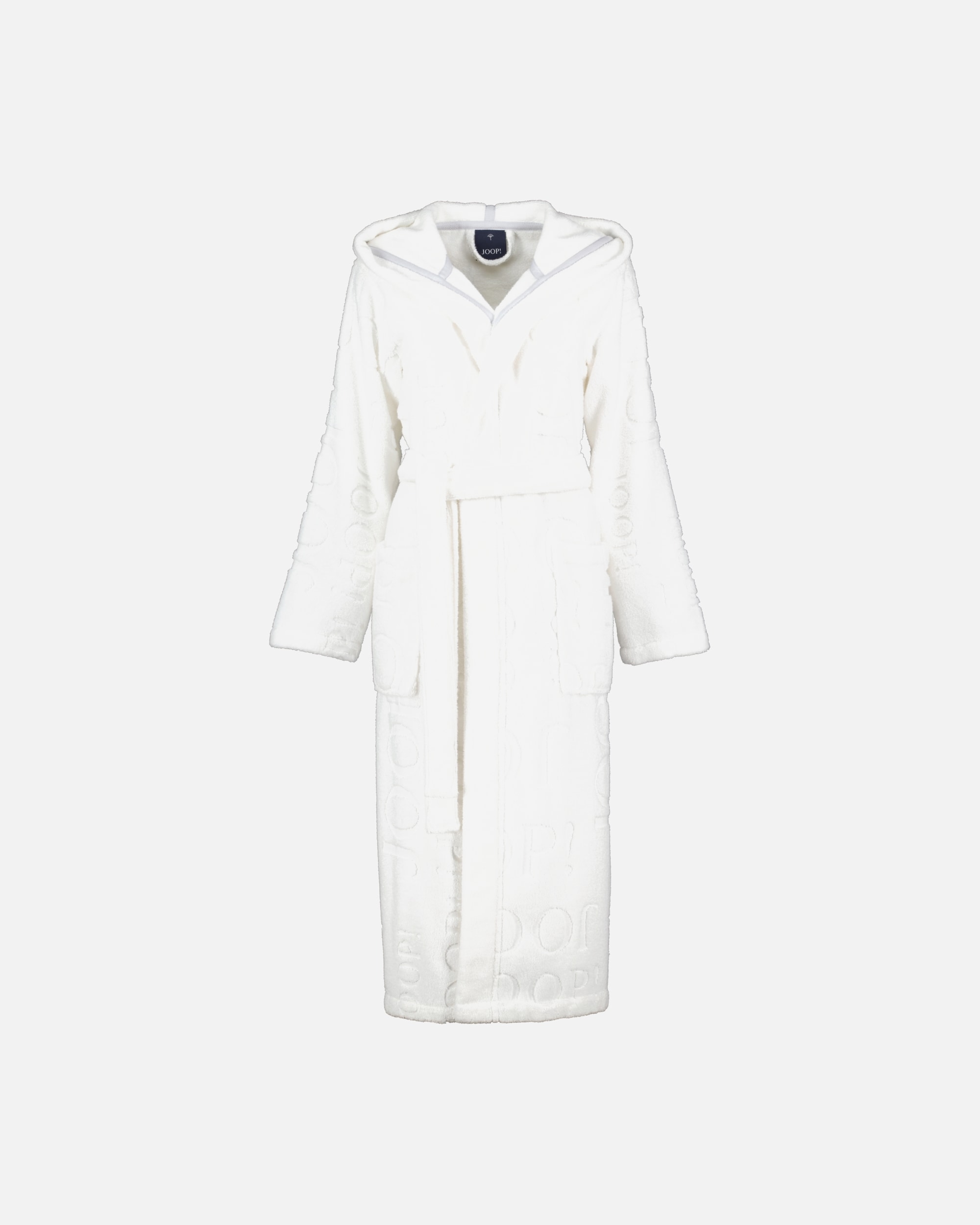 Bademantel für Unisex JOOP! JOOP! Bademäntel Damen Kapuze 1663 weiß - 600 1 Stück