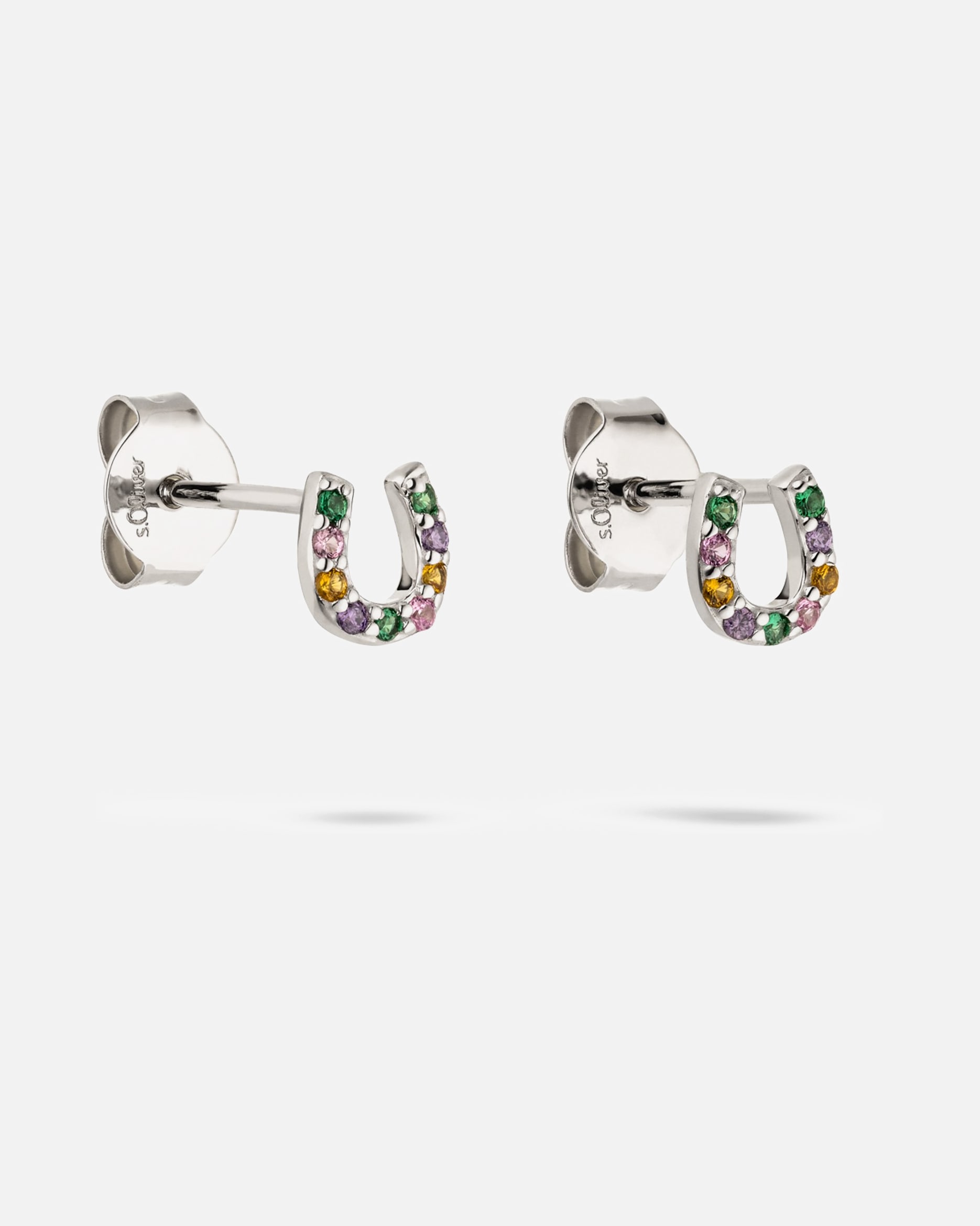 Ohrringe für Weiblich s.Oliver Ohrstecker 925er Silber One Size