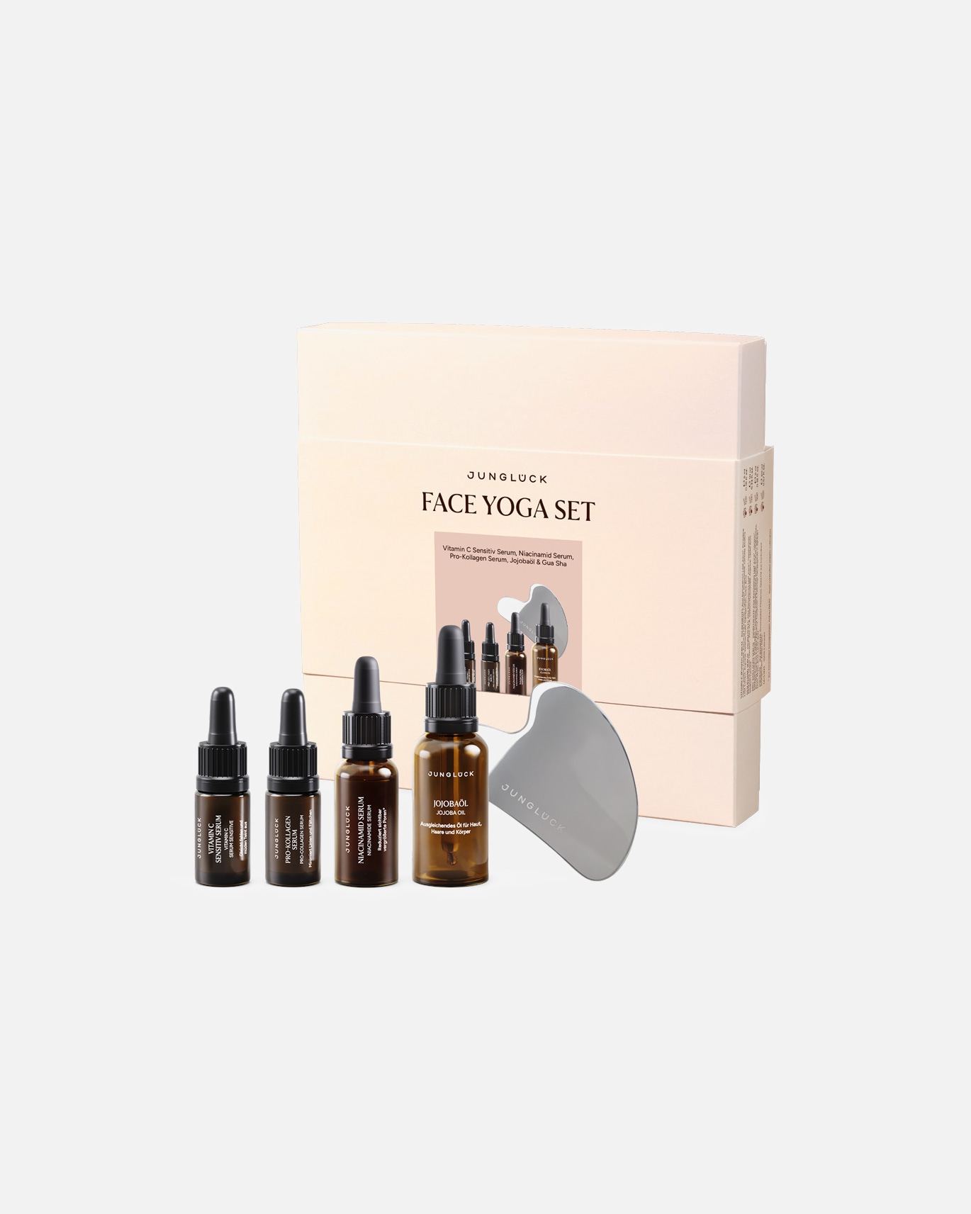 Gesichtspflegeset für Unisex Junglück JUNGLÜCK IN A BOX - Face Yoga Set 1 Stück
