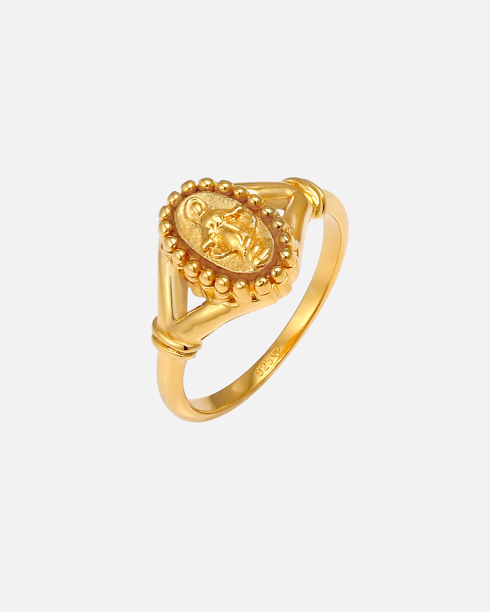 Ring für Weiblich Elli Maria Madonna Symbol Glaube 925 Sterling Silber 58