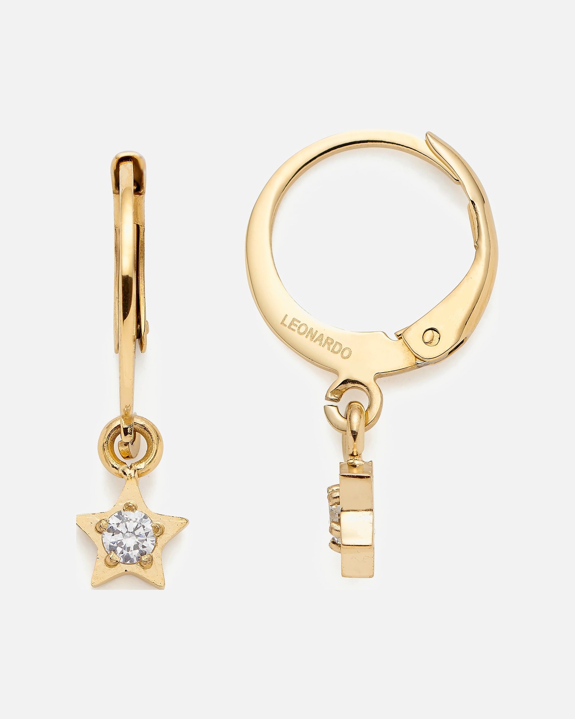 Ohrringe für Weiblich Leonardo Creolen Edelstahl One Size