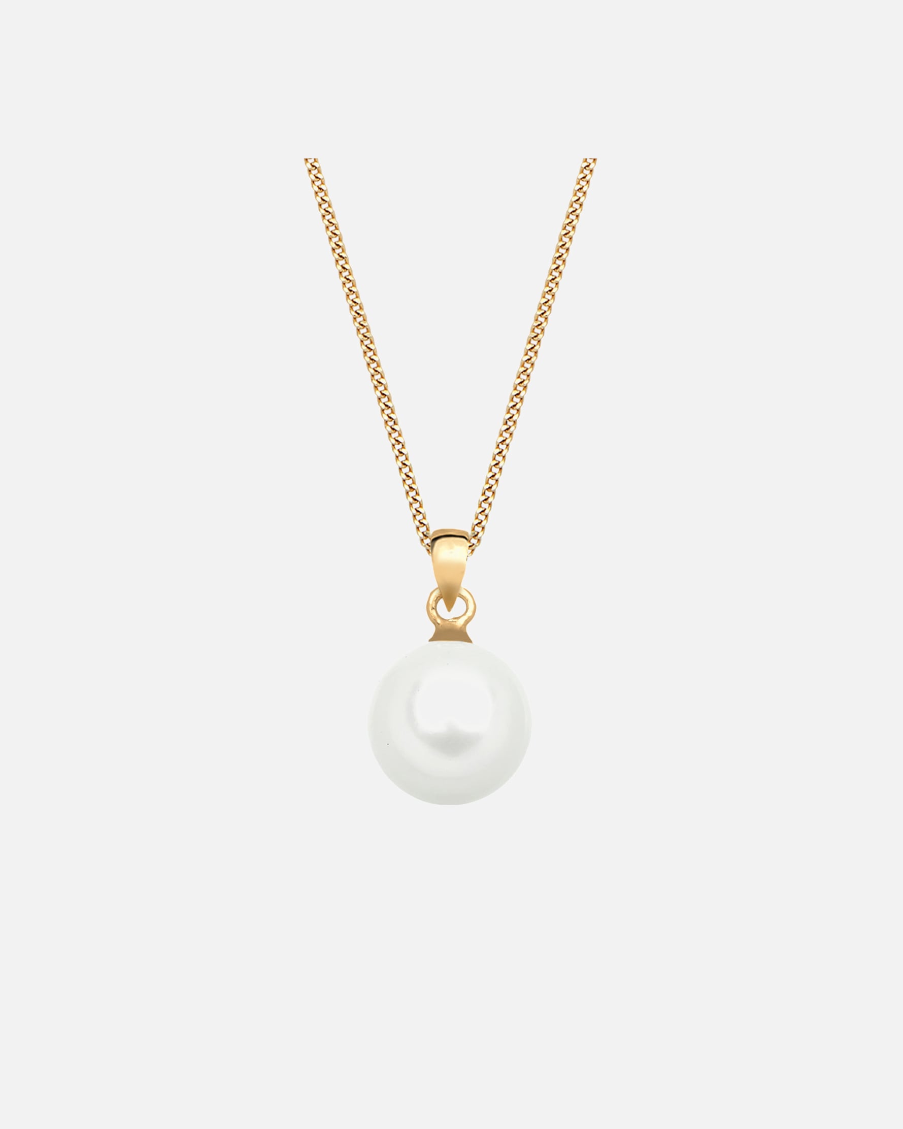 Halskette für Weiblich Elli PREMIUM Muschelkernperle 585 Gelbgold 1 Stück