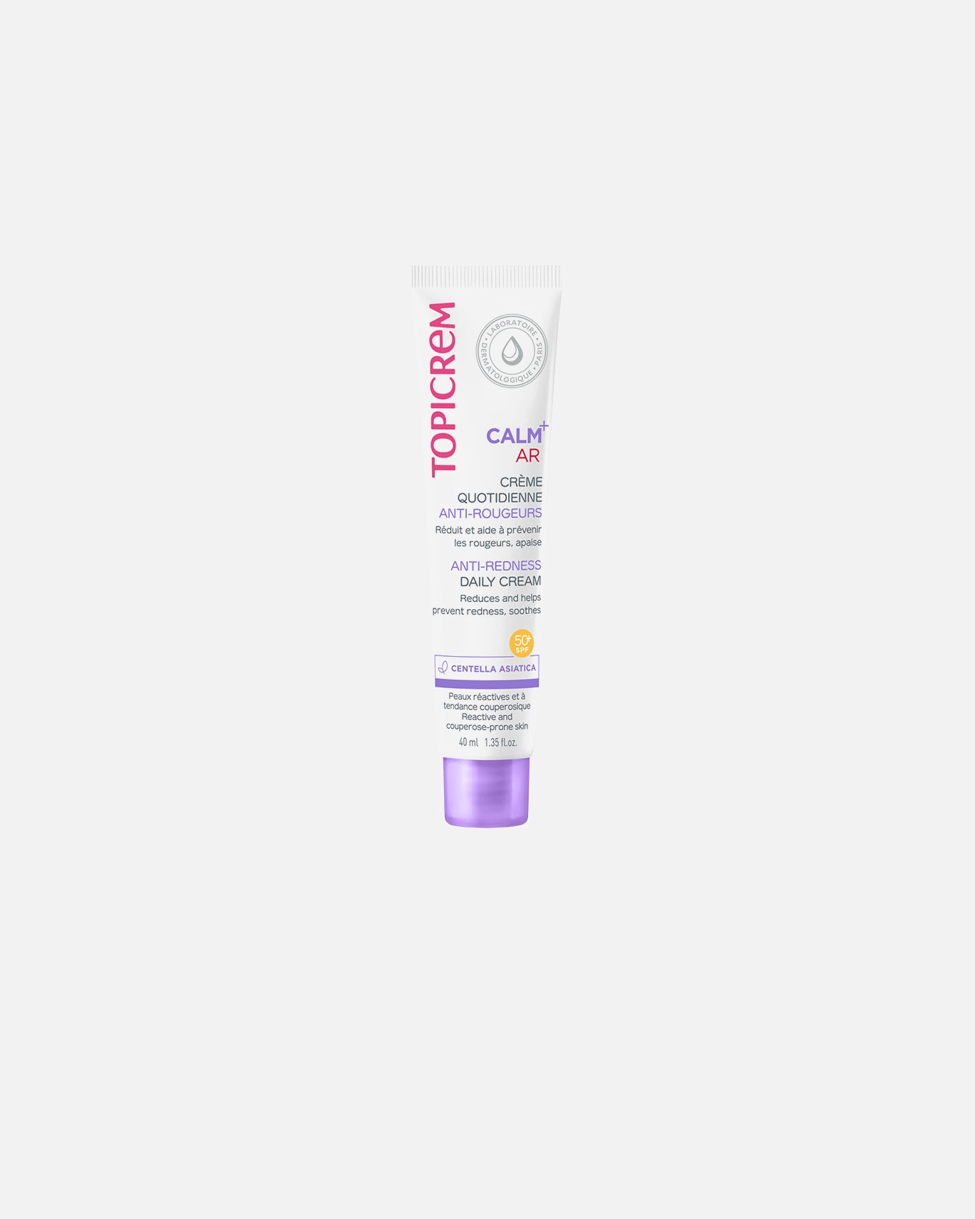 Tagescreme für Unisex Topicrem CALM+ Tagescreme gegen Rötungen LSF50+ 40 ml