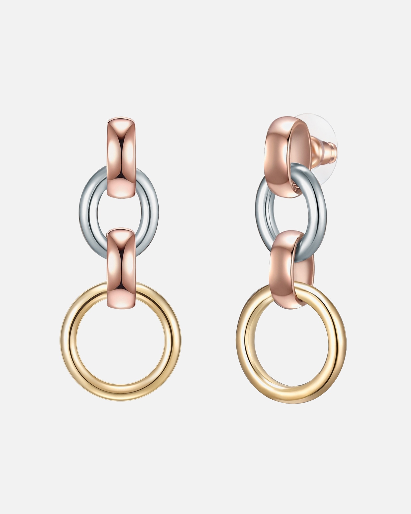 Ohrringe für Weiblich Lulu & Jane Ohrhänger Metall-Legierung in Silber/Gelbgold/Roségold 1 Stück