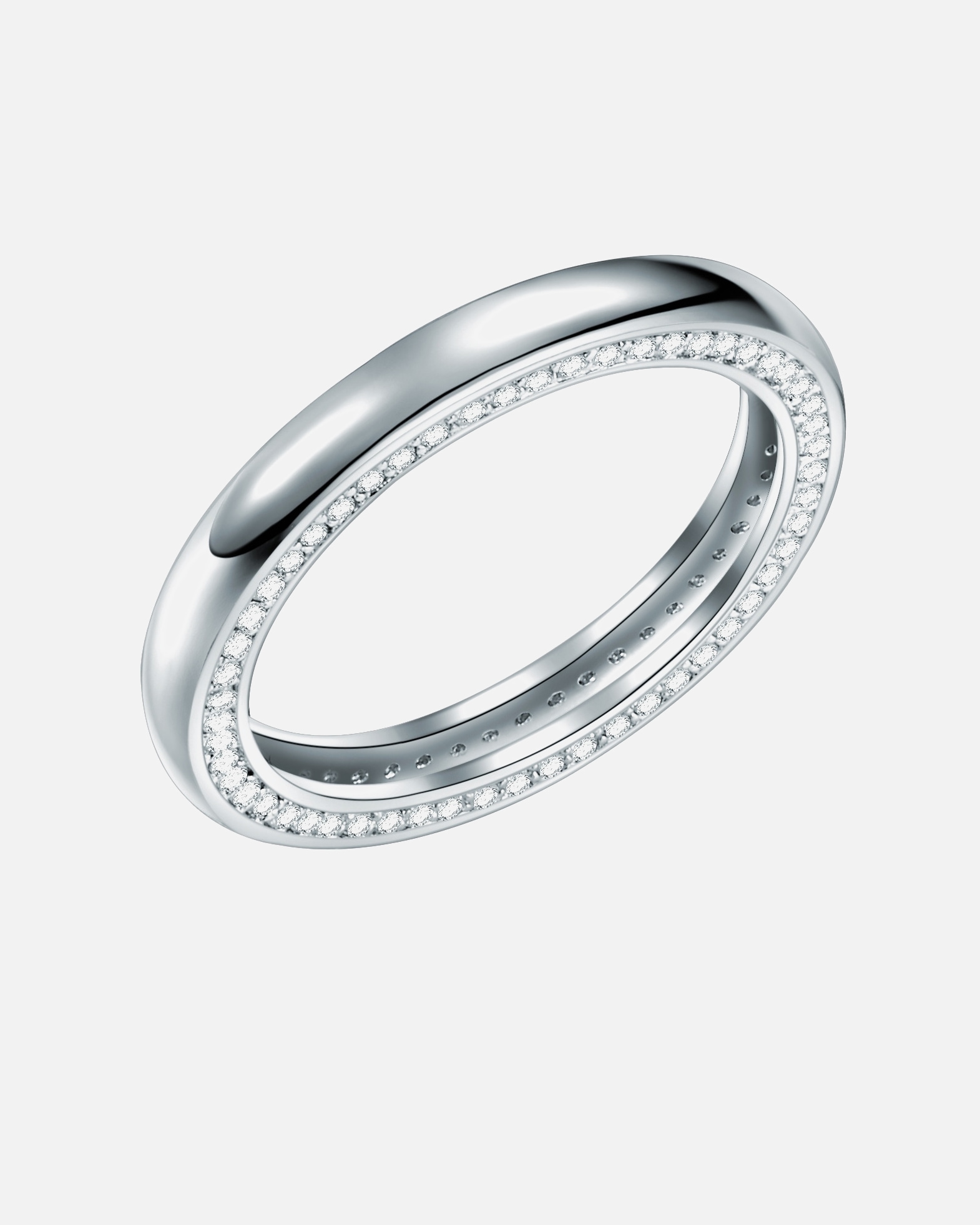 Ring für Weiblich Rafaela Donata Ring Sterling Silber Zirkonia in Silber 56