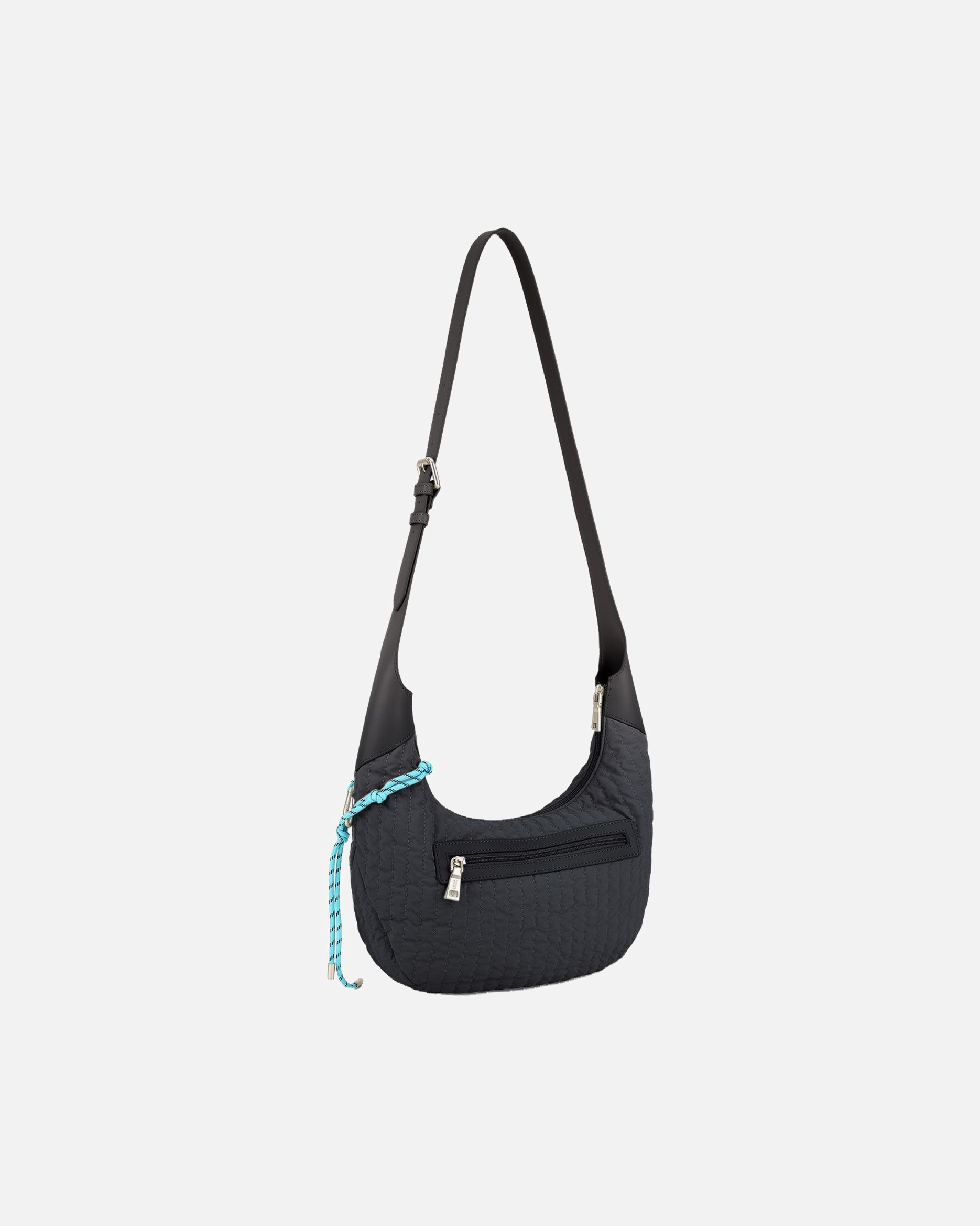 Handtasche für Weiblich FREDsBRUDER Handtasche Just Flow Round Hobo black