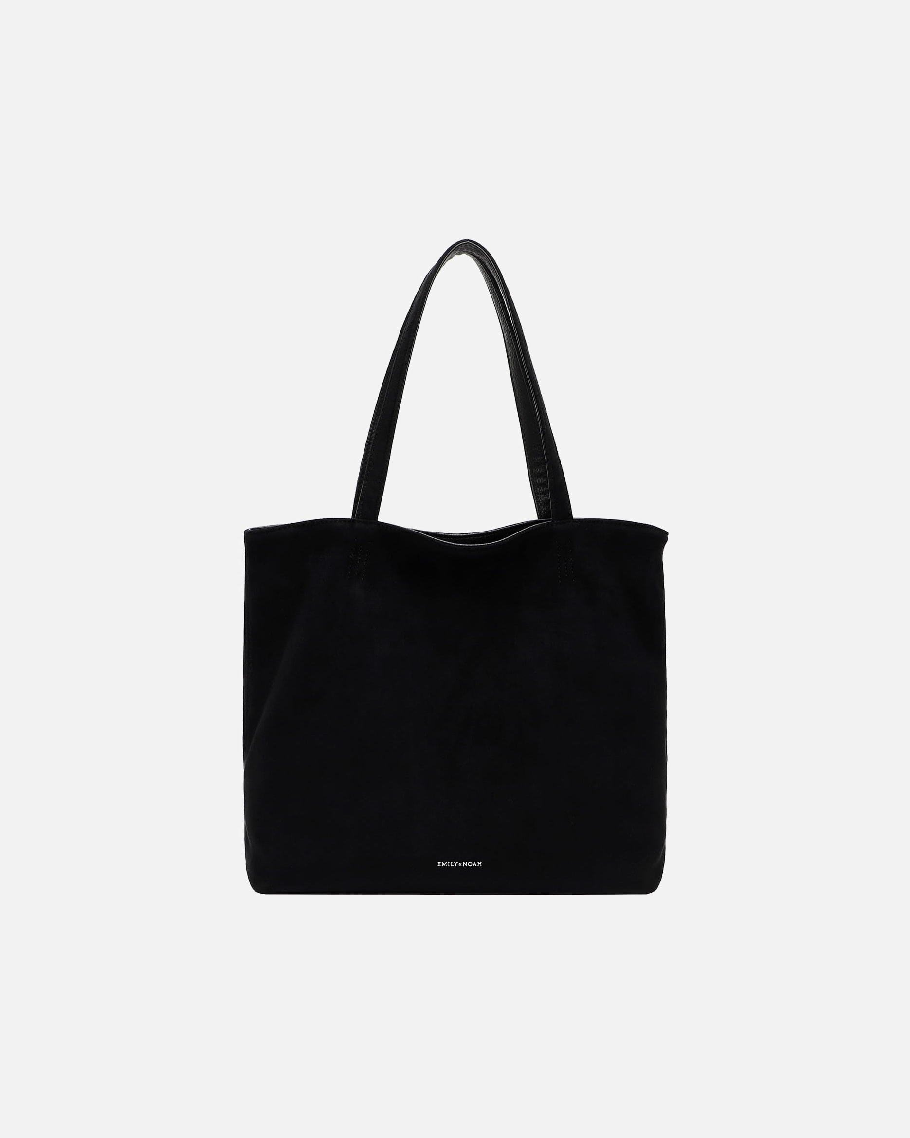 Tasche für Weiblich Emily & Noah Shopper E&N Eva Suede schwarz