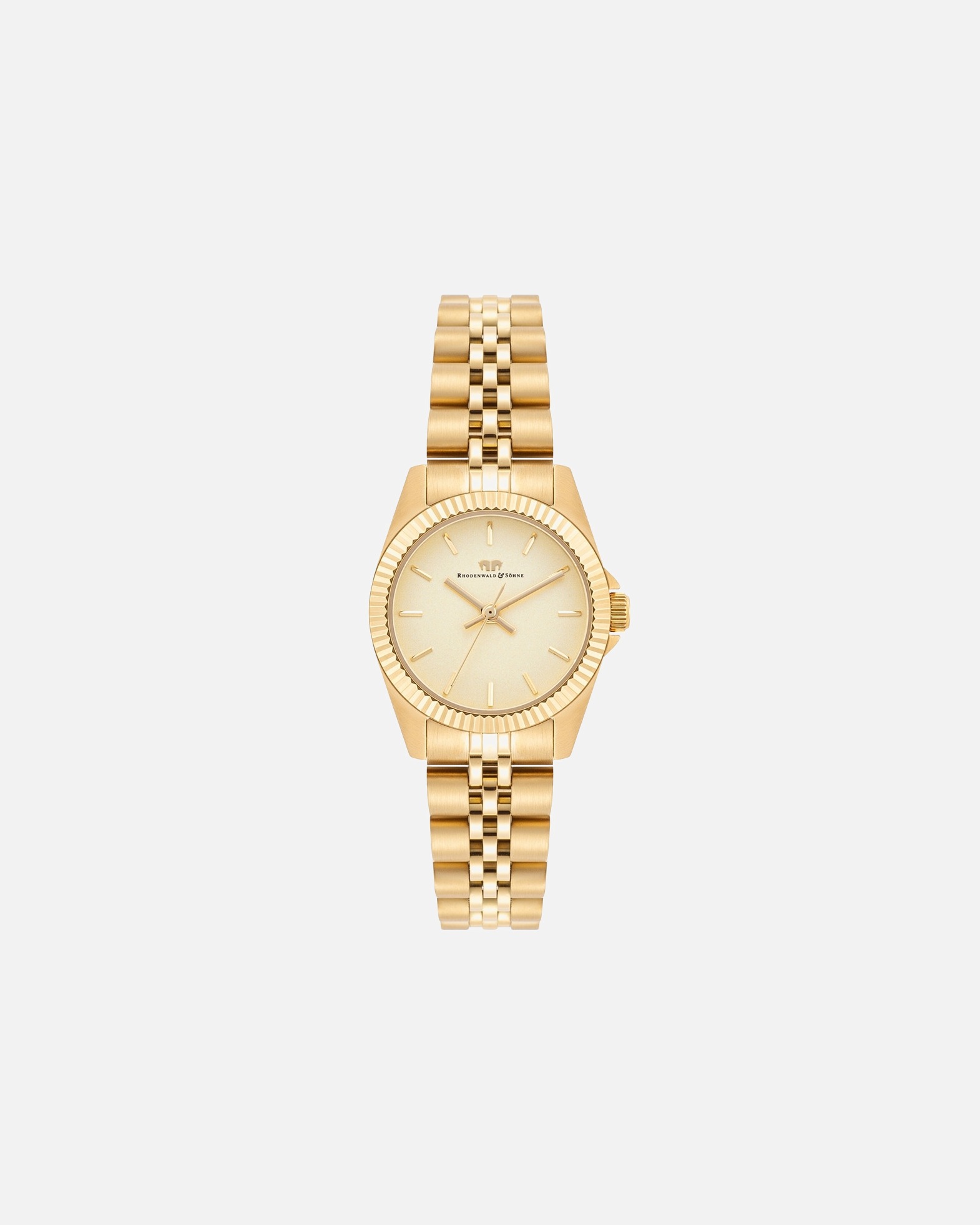 Uhr für Weiblich Rhodenwald & Söhne Armband-Uhr Cassina aus Edelstahl in gelbgold 27,5 mm