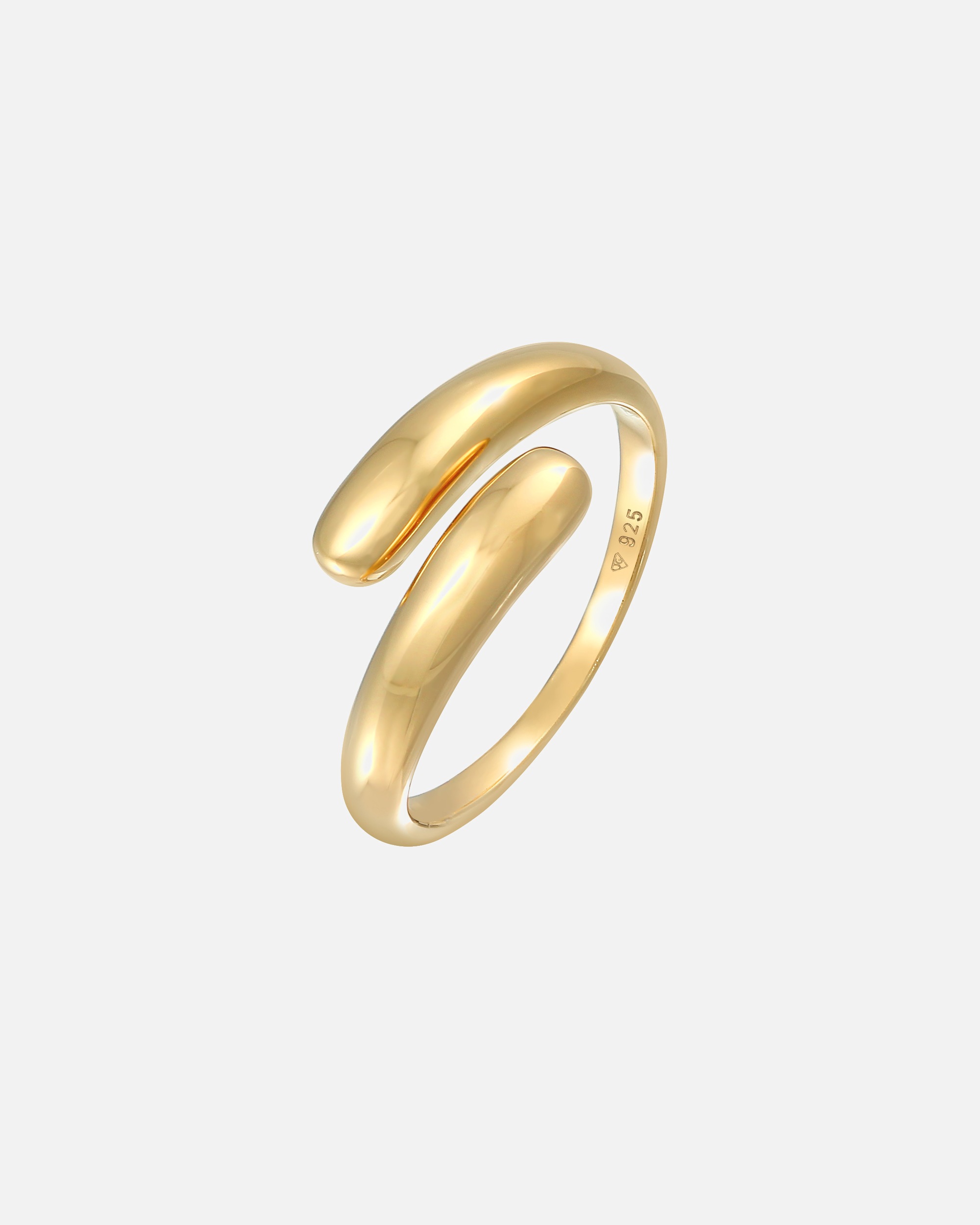 Ring für Weiblich Elli Wickelring Zart Basic 925 Sterling Silber 52
