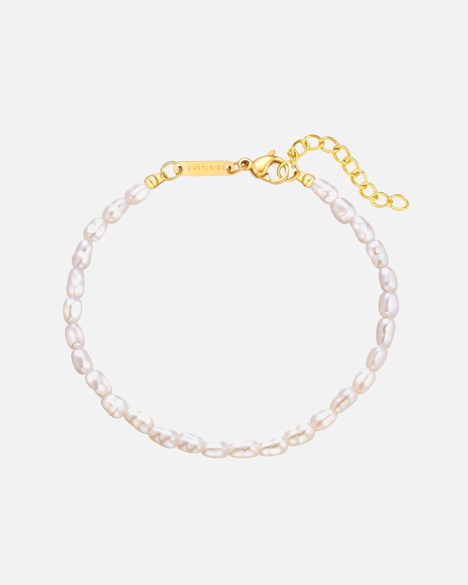 Armband für Weiblich EASTSIDE Armband aus Edelstahl in Gelbgold mit Perle (synth.) 1 Stück