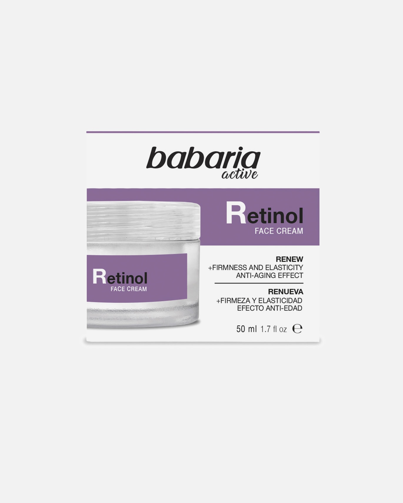 Anti-Aging Pflege für Unisex Babaria RETINOL Gesichtscreme 50 ml