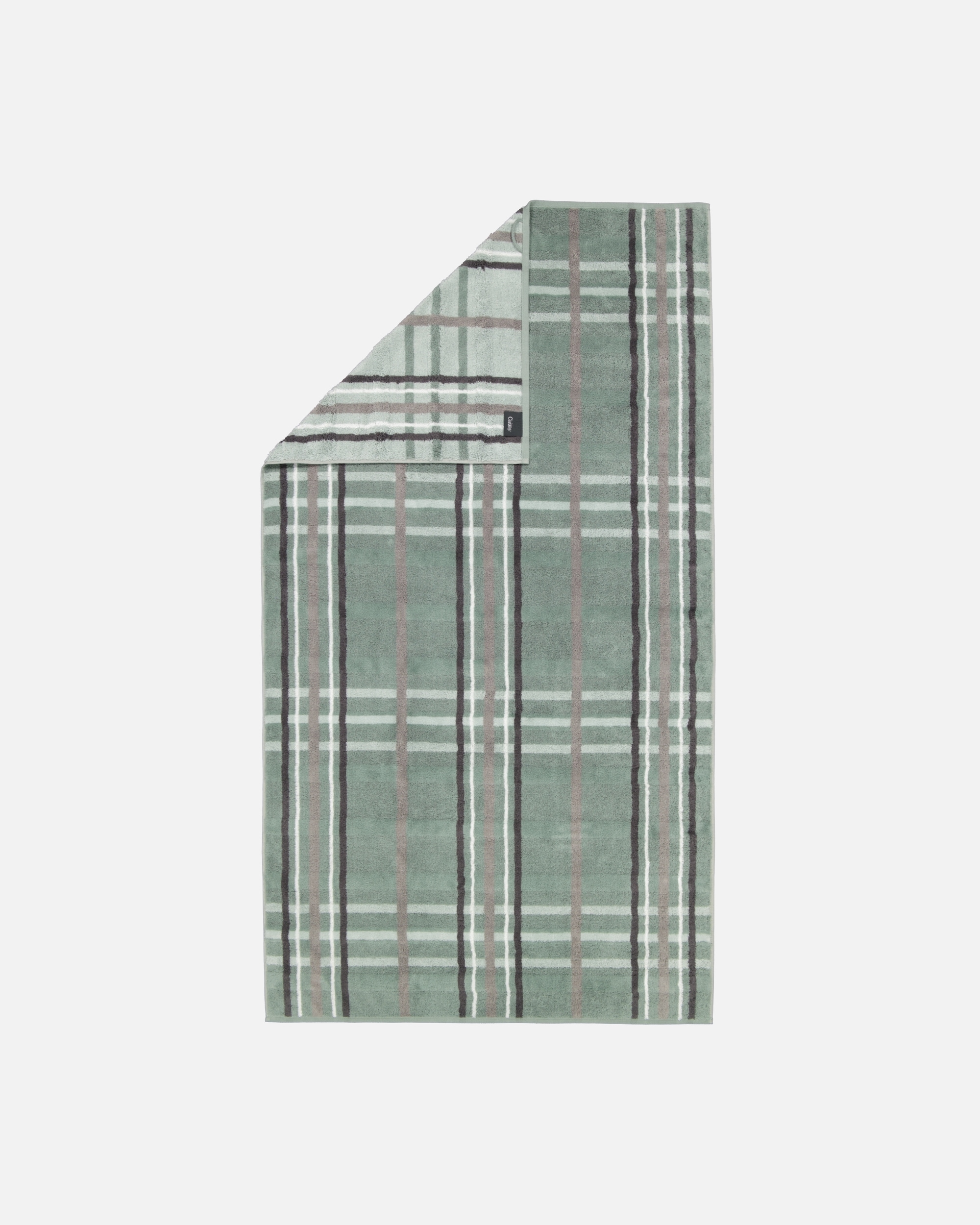 Handtuch für Unisex Cawö Cawö Handtücher Noblesse Check 1089 nordic green - 44 Duschtuch 80x150 cm