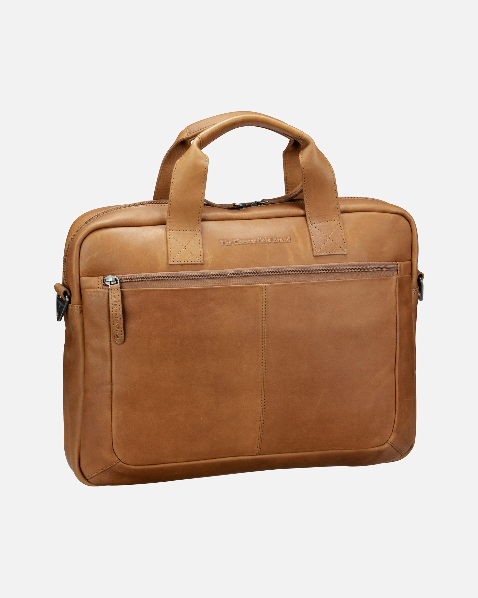Laptoptasche für Männlich The Chesterfield Brand The Chesterfield Brand Calvi Laptoptasche Kognak