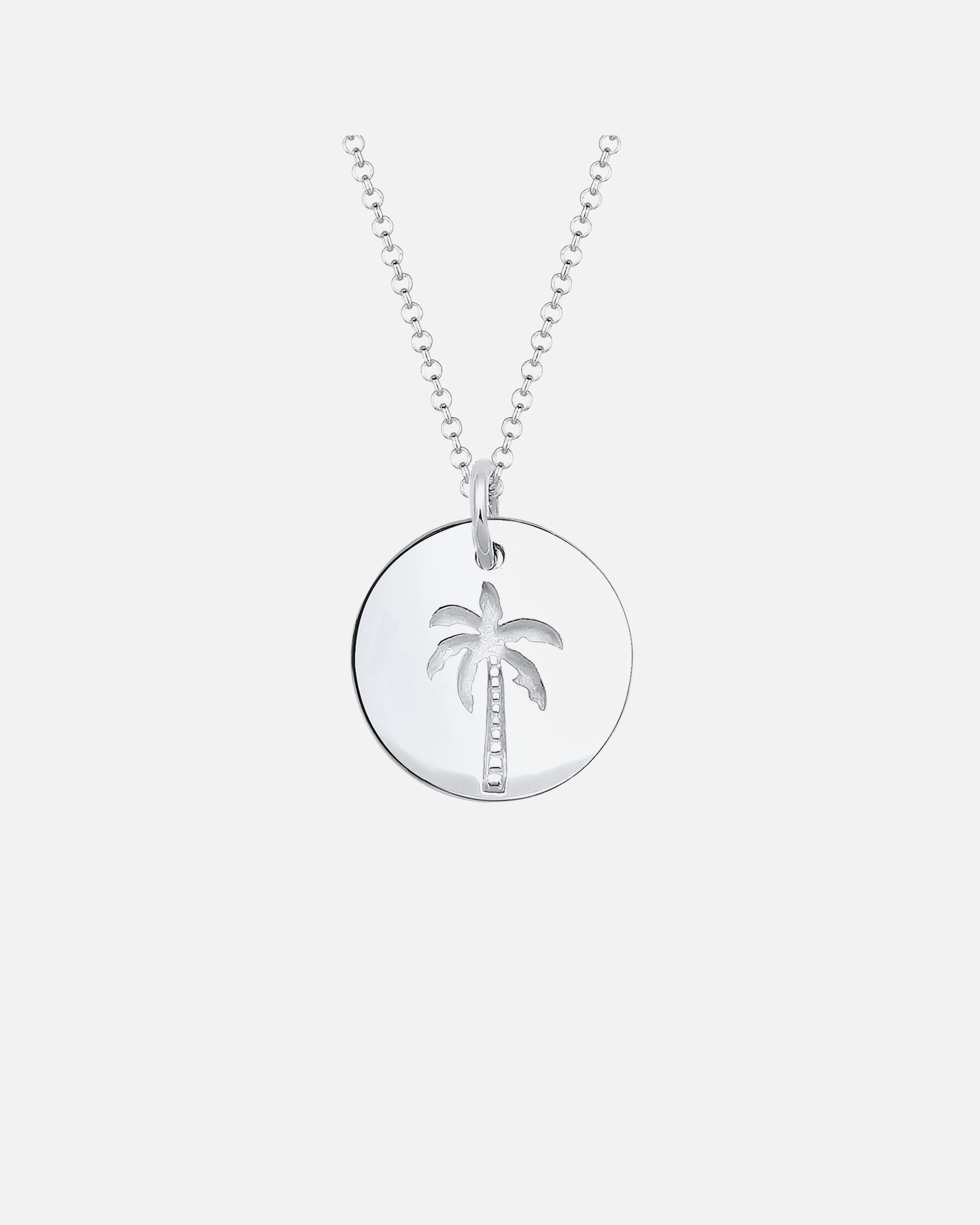 Halskette für Weiblich Elli Elli Halskette Palme Strand Urlaub Sommer Tropical 925 Silber 1 Stück