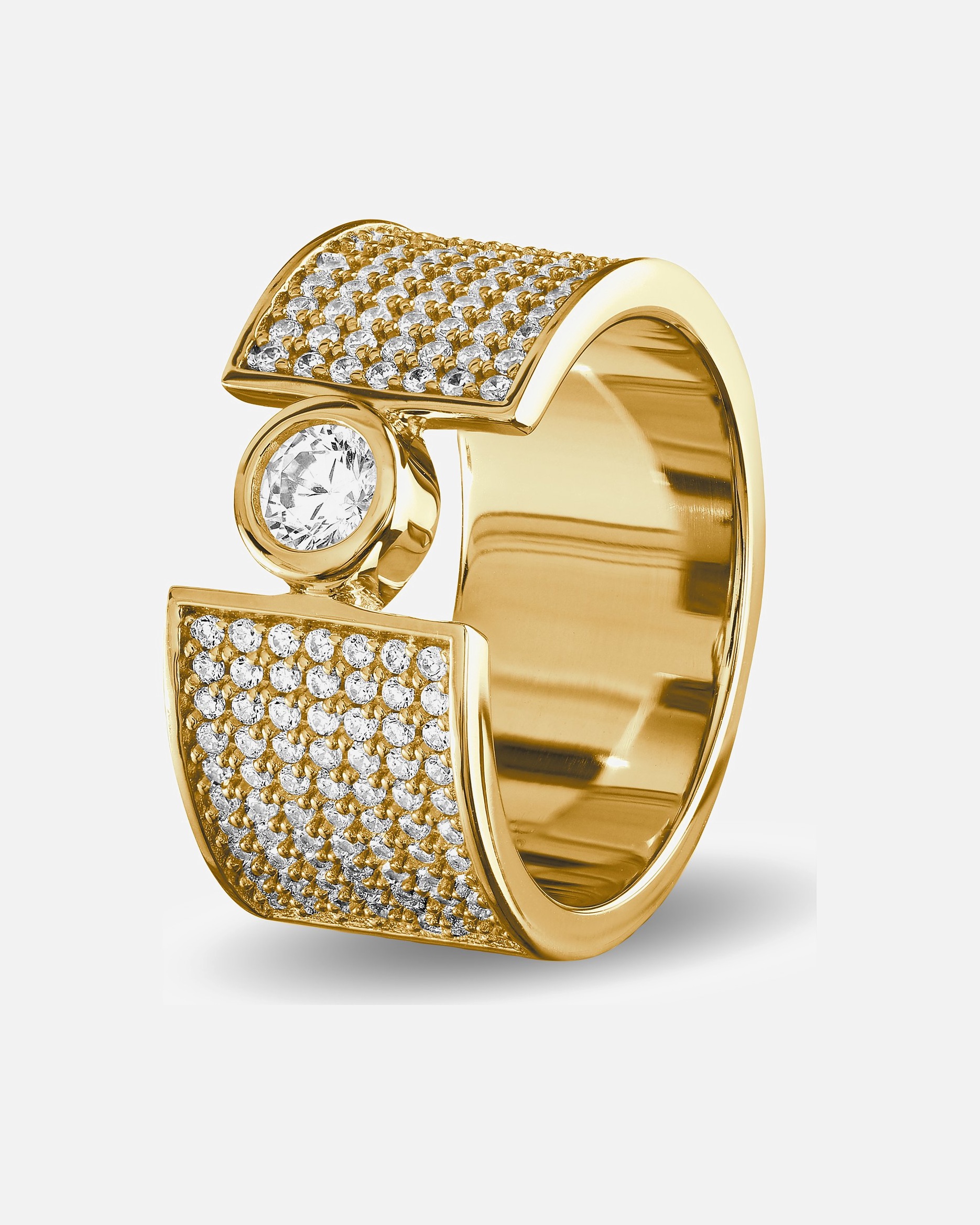 Ring für Weiblich Jette Damenring 925er Silber 63