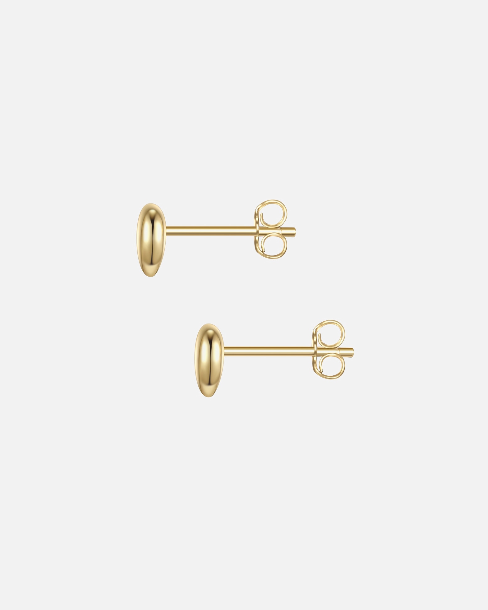 Ohrringe für Weiblich Glanzstücke München Ohrstecker Herz aus Sterling Silber in gelbgold 5,7 mm