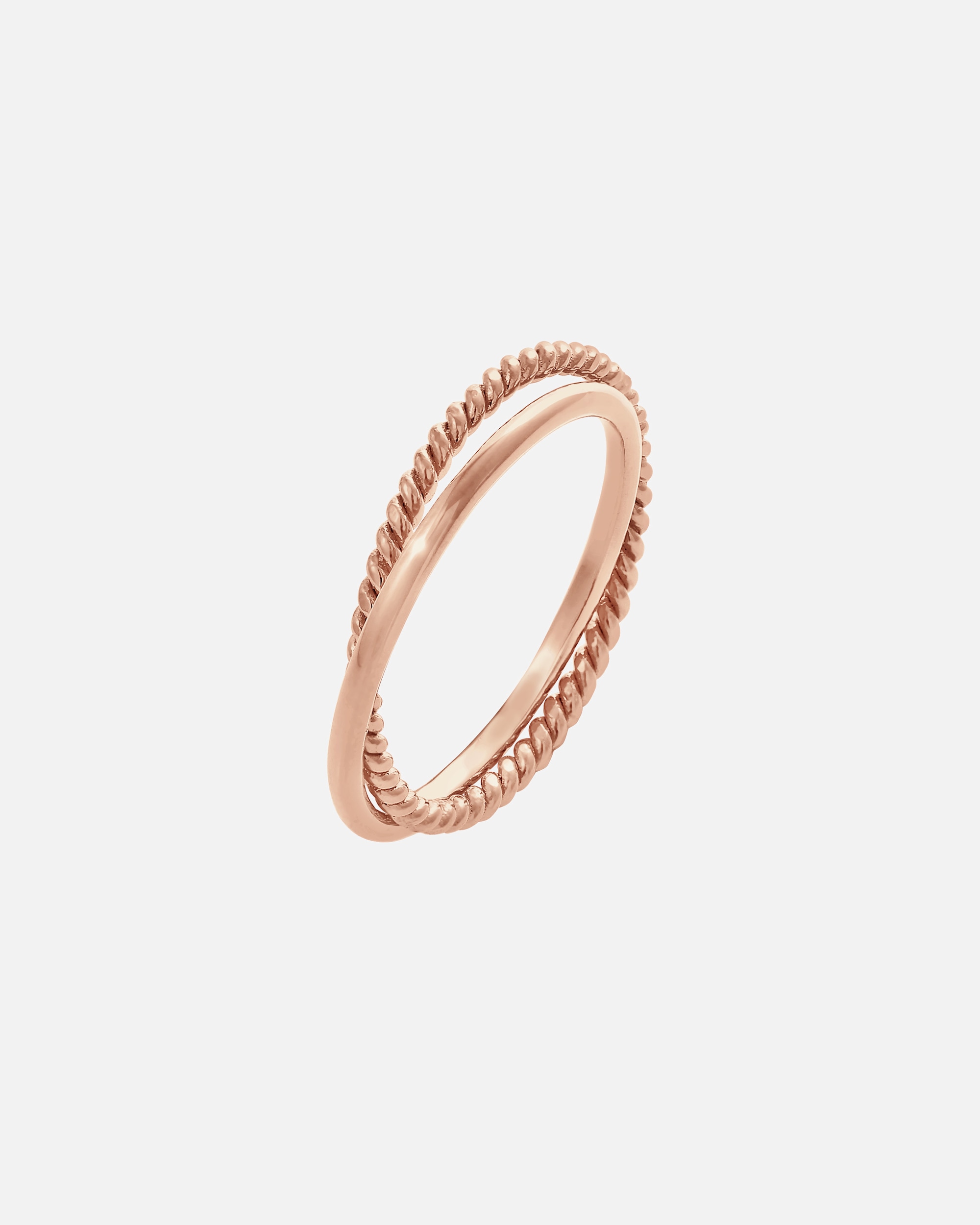Ring für Weiblich Elli Wickelring Klassik Fein Gedreht 925 Silber 56