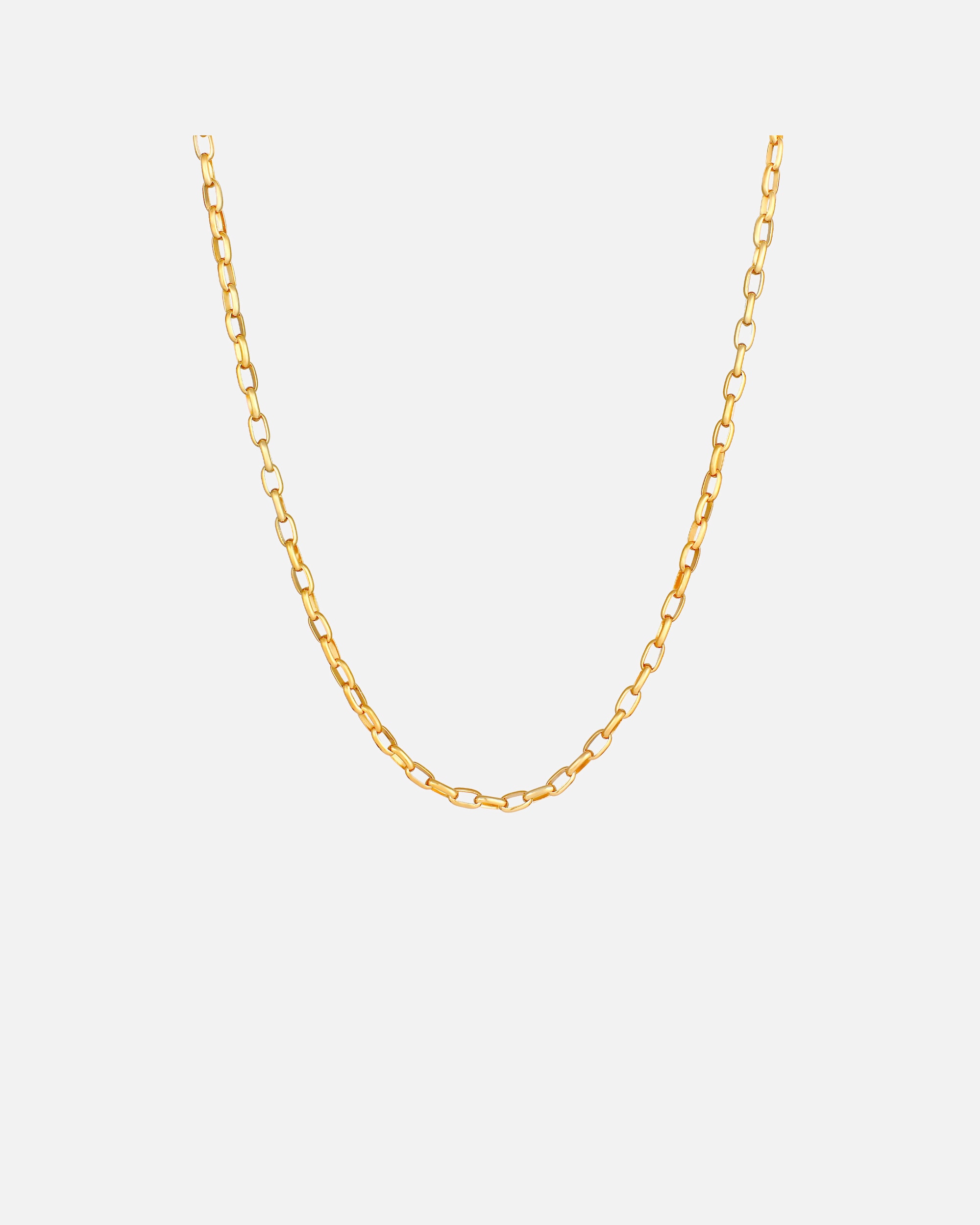 Halskette für Männlich KUZZOI Herren Rundanker Oval Basic 925 Silber 1 Stück