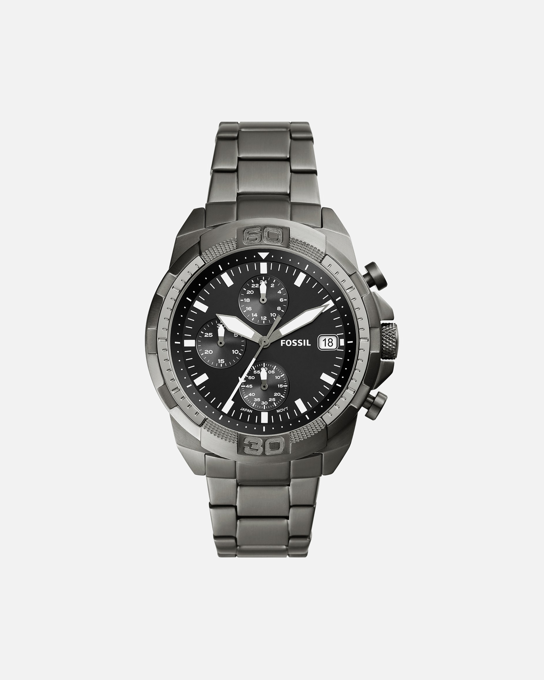 Uhr für Männlich Fossil Chronograph Edelstahl 1 Stück