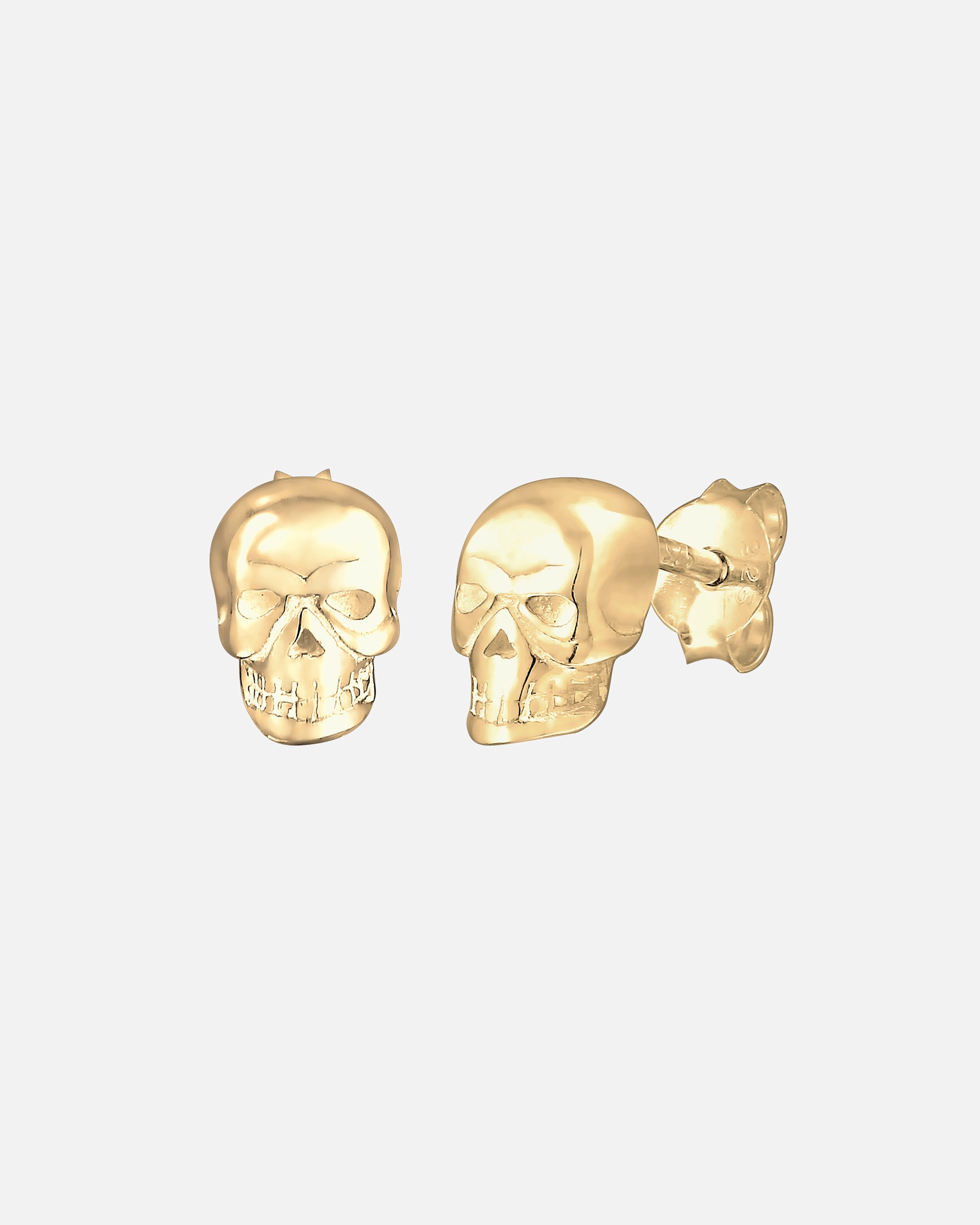 Ohrringe für Weiblich Elli Totenkopf Rock Gothic Trend 925 Silber 1 Stück