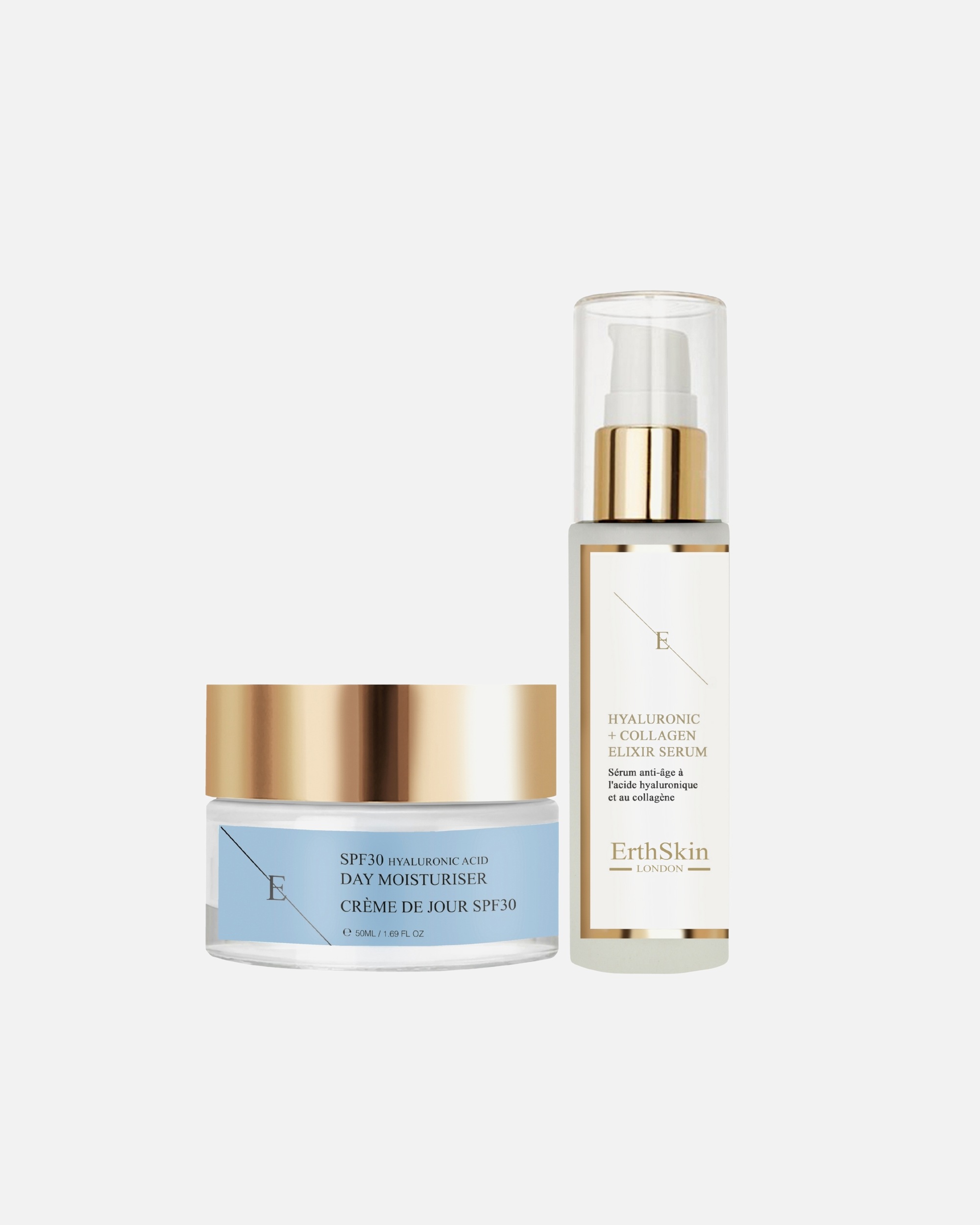 Gesichtspflegeset für Weiblich ErthSkin London Hydra Glow SPF30 Duo 1 Stück