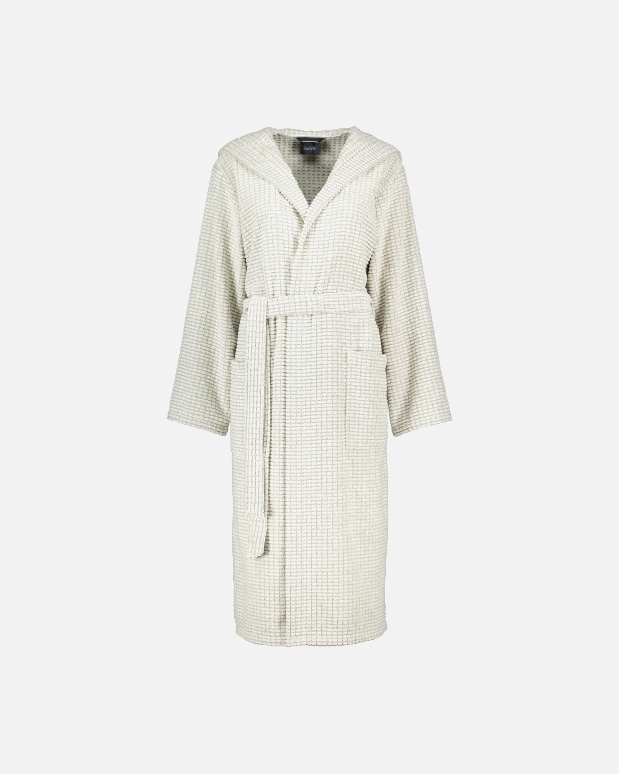 Bademantel für Unisex Cawö Cawö Bademäntel Damen Kapuze Kapuze 6137 natur-zirbe - 34 1 Stück