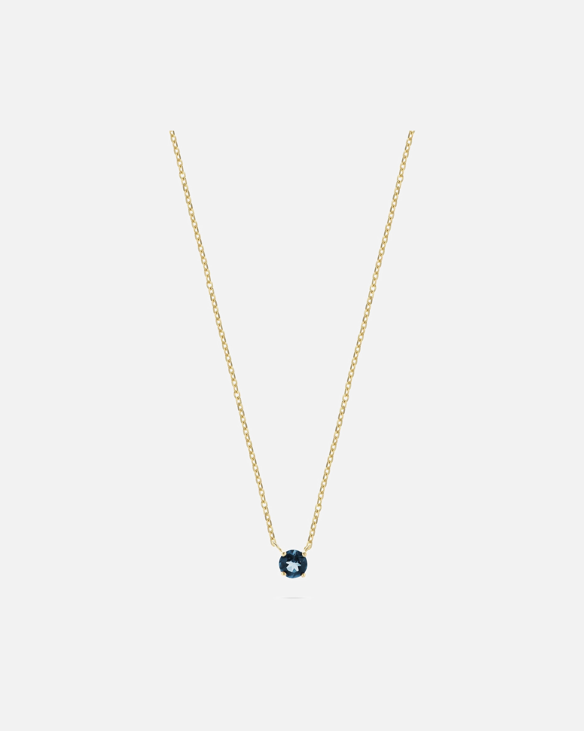 Halskette für Weiblich CHRIST Kette 375er Gelbgold blau, gelbgold