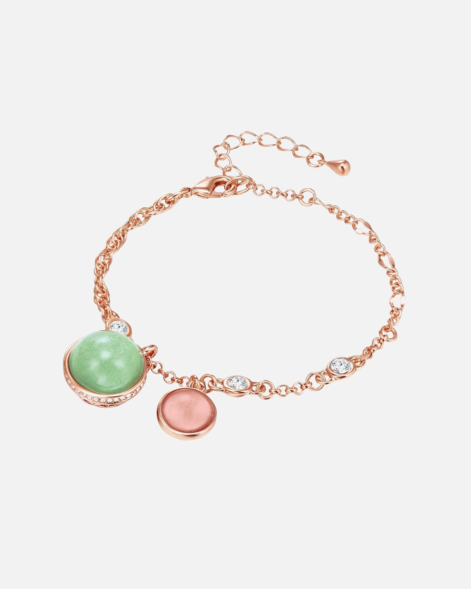 Armband für Weiblich Lulu & Jane Armband Metall-Legierung verziert mit Kristallen von Swarovski® in Silber 1 Stück